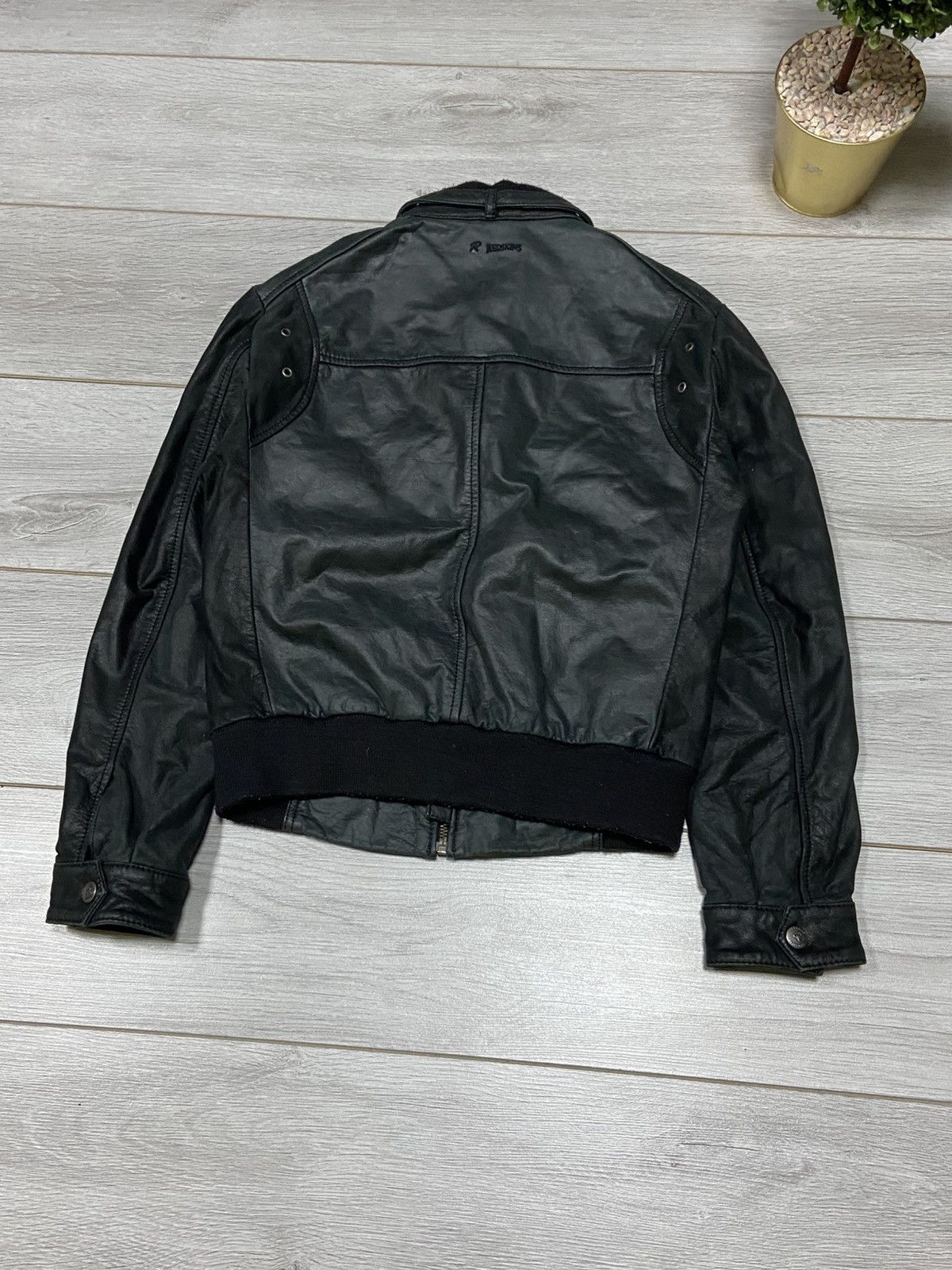 Genuine Leather Redskins leather moto jacket zip Size US S / EU 44-46 / 1 - 12 Thumbnail