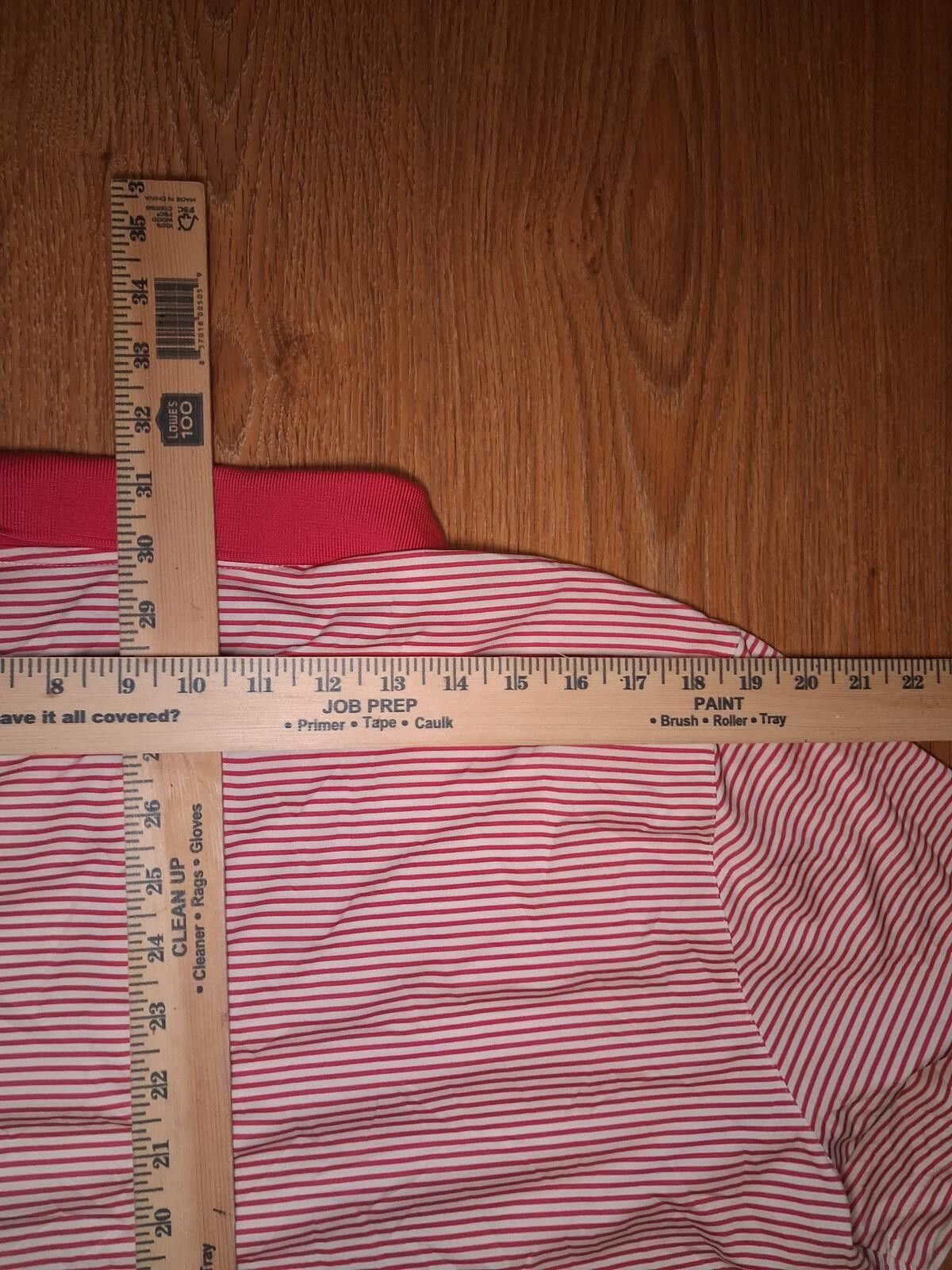 Nike Nike Golf Dri Fit Polo Shirt Mens XXL Pink White Striped Size US XXL / EU 58 / 5 - 6 Thumbnail