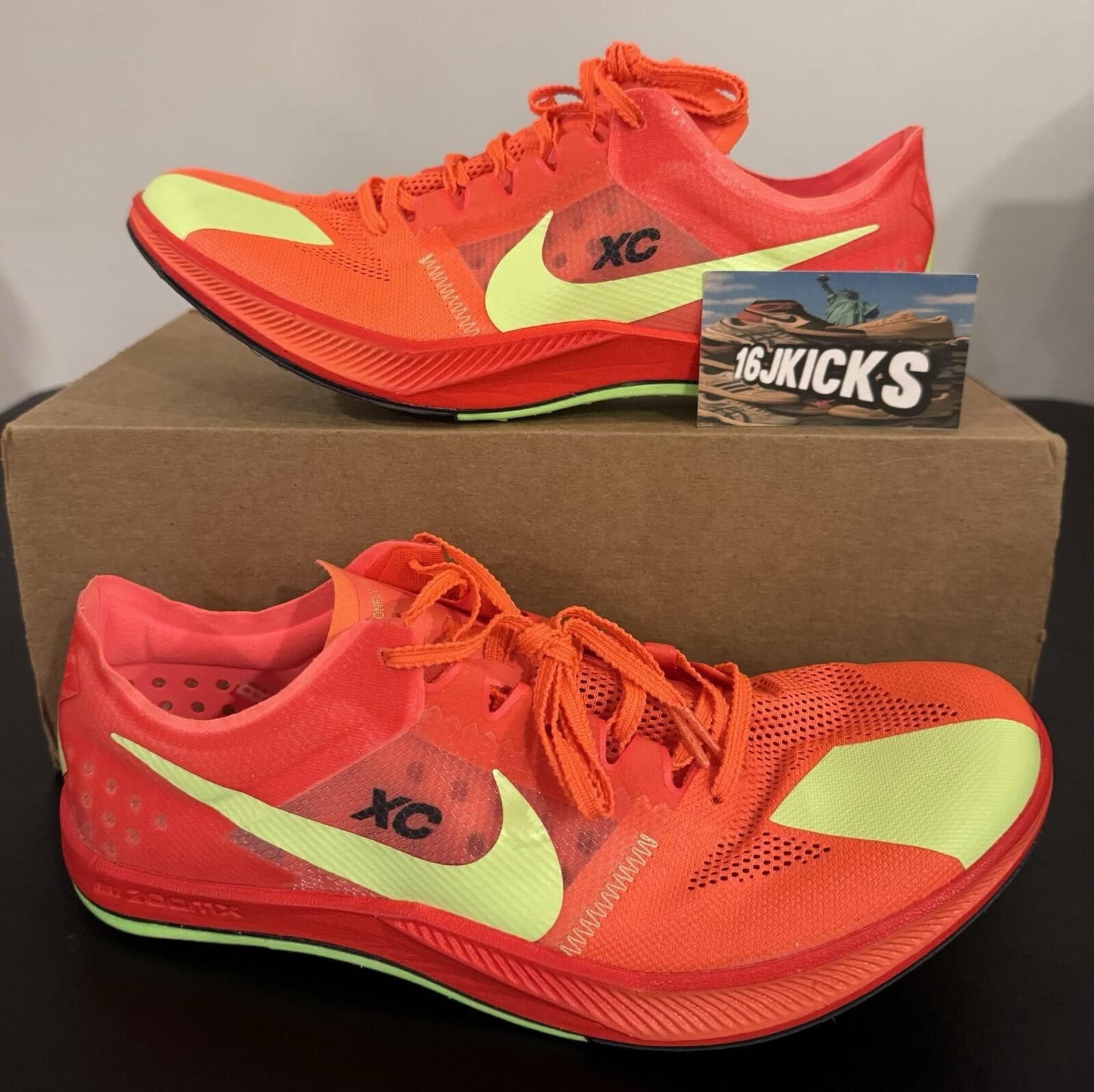 Nike Size 11 - Nike ZoomX Dragonfly Bright Crimson Lime Blast Size US 11 / EU 44 - 1 Thumbnail