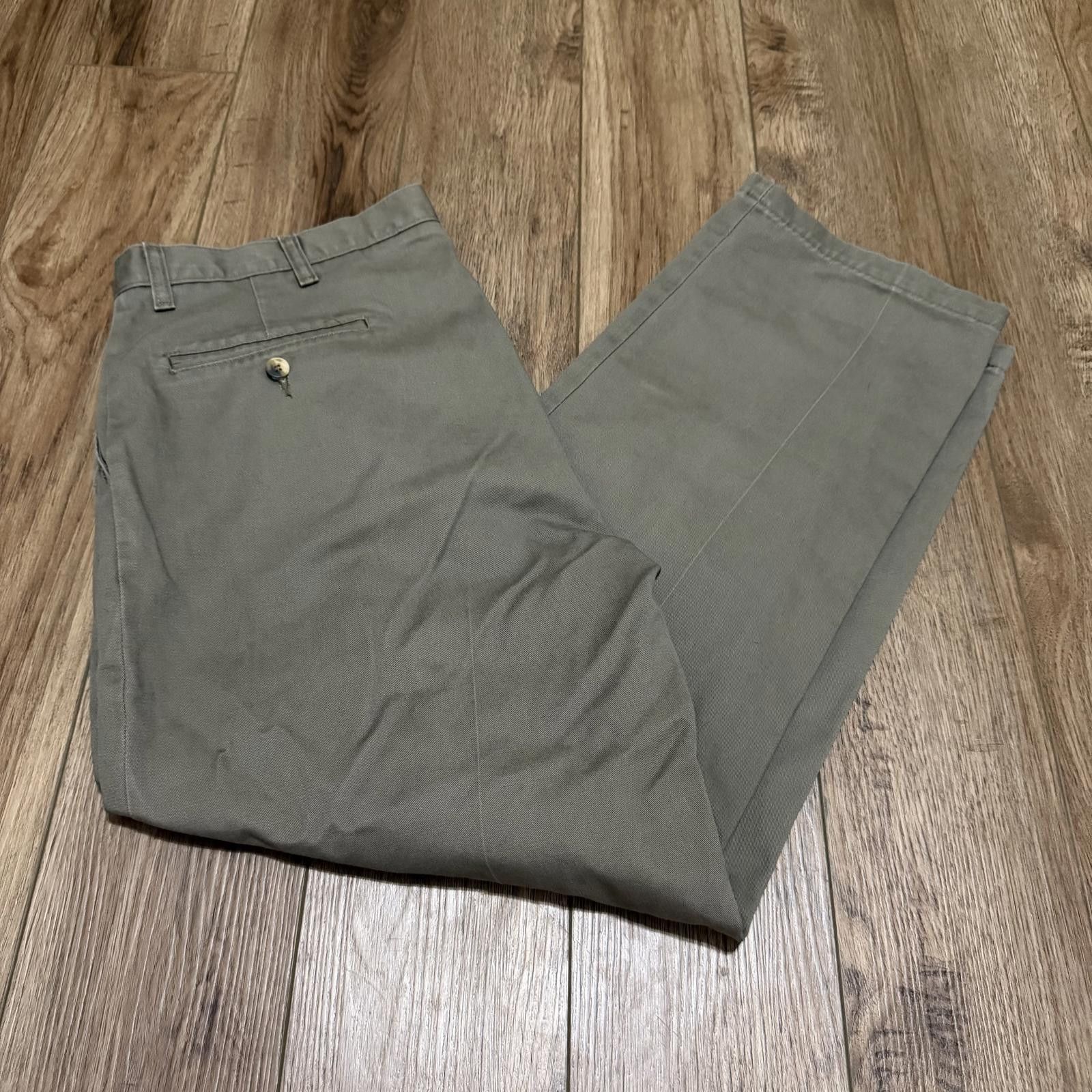 Wrangler Vintage Wrangler Premium Khaki Pleated Pants 38x29 Size US 38 / EU 54 - 3 Thumbnail