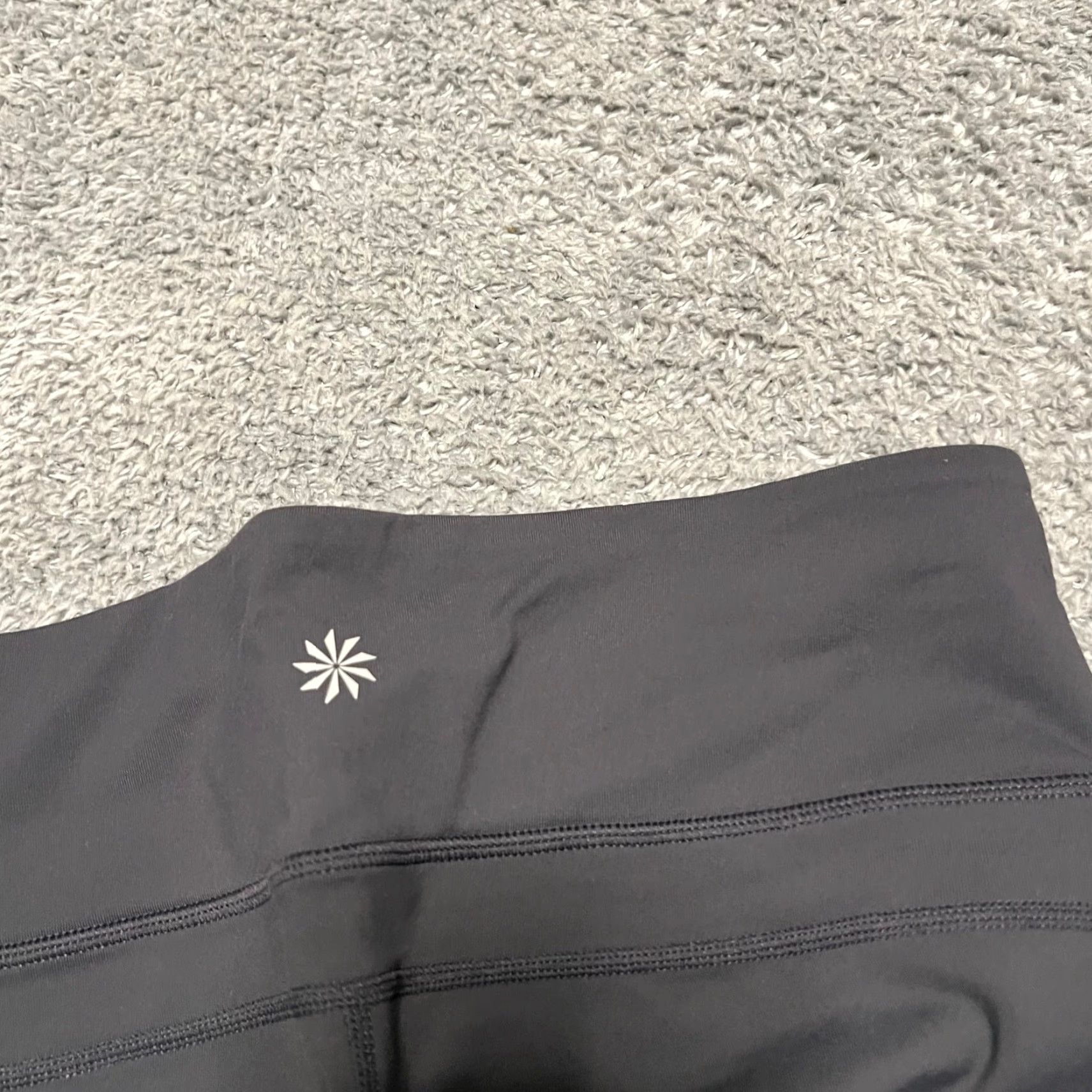 Athleta Athleta Yoga Pants Straight Up Womens Medium Tall Gray 919179 Active Leggings Shoes? Size 32" / US 10 / IT 46 - 3 Thumbnail