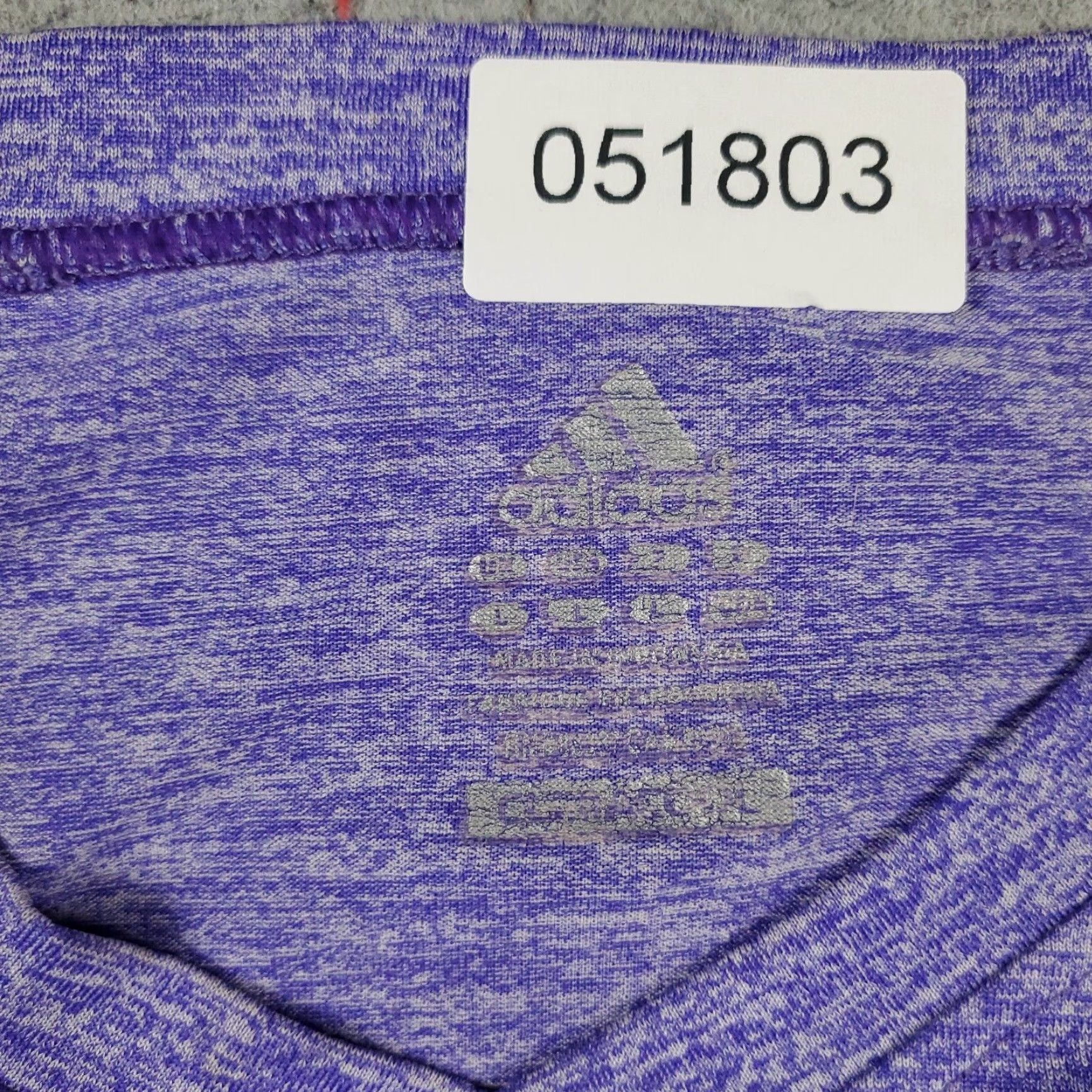 Adidas Adidas T-Shirt Women’s Size L Purple Short Sleeve Crew Neck Activewear Casual Sportswear Men/Women: Womens Size L / US 10 / IT 46 - 6 Thumbnail