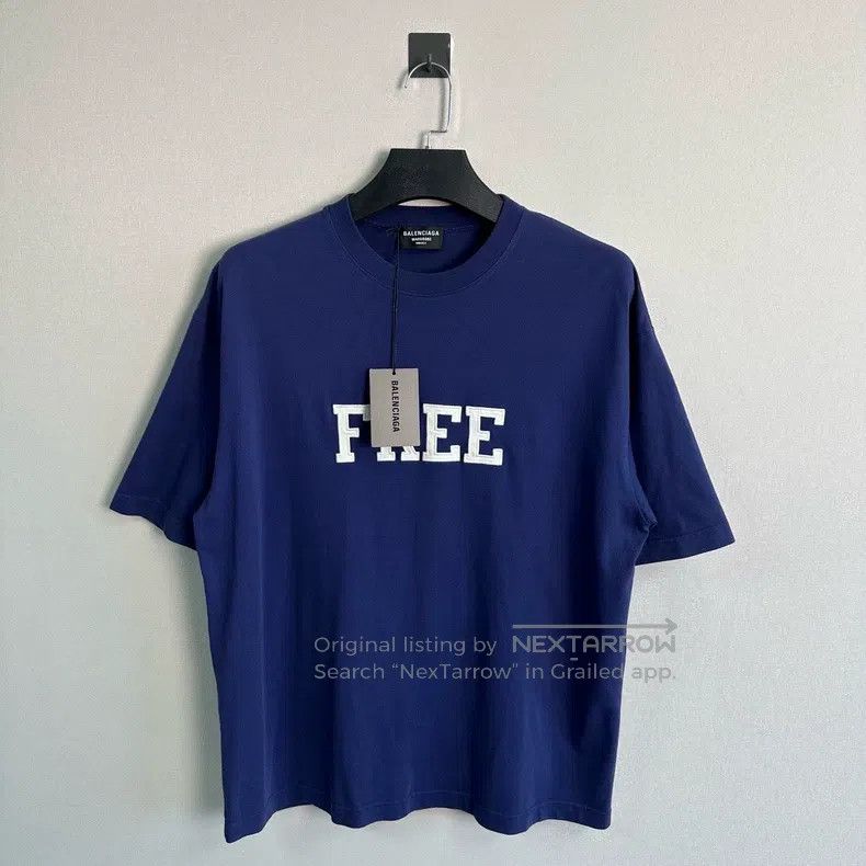 Balenciaga Balenciaga FREE letter embroidery short sleeve/S Size US S / EU 44-46 / 1 - 1 Thumbnail
