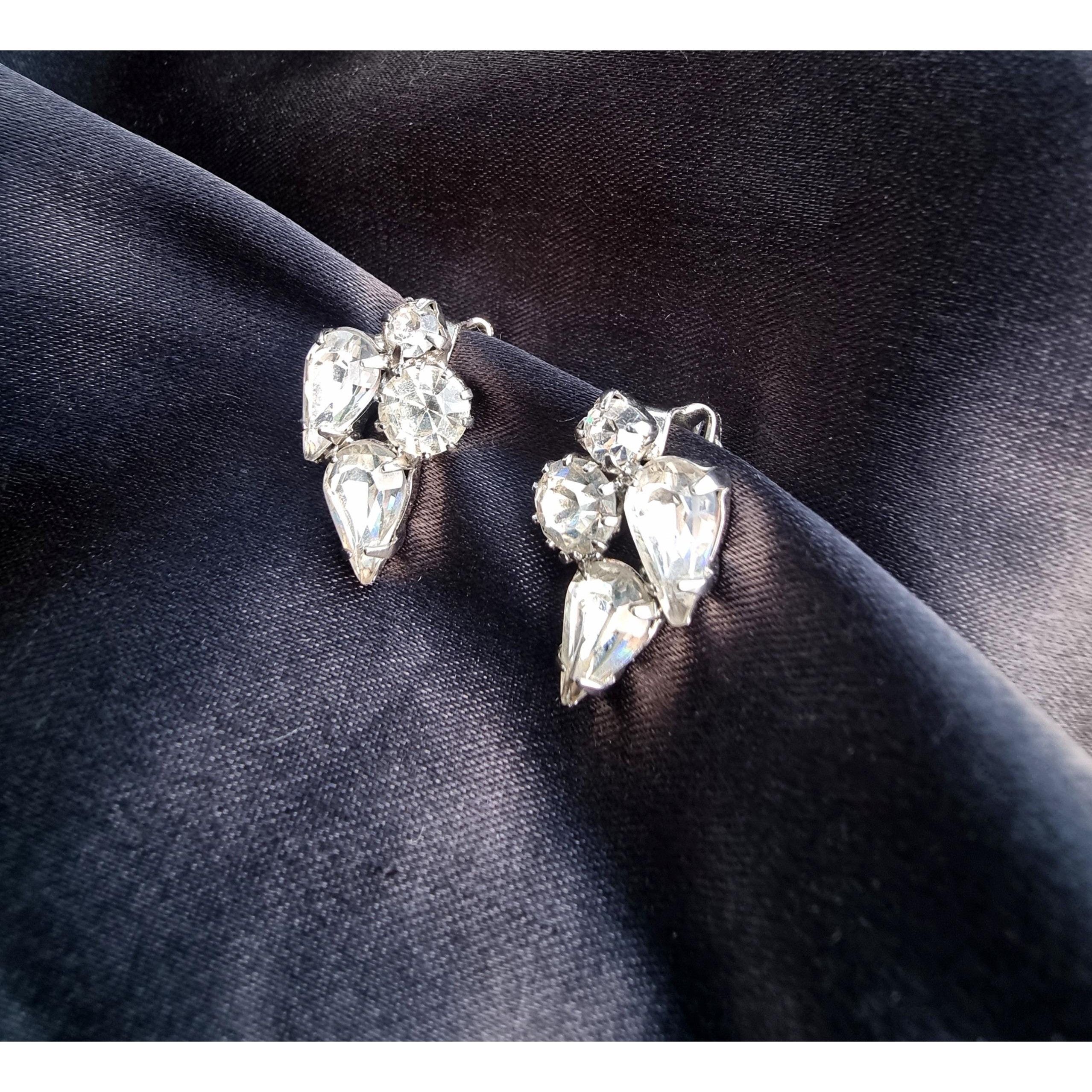 Other Vintage WEISS Signed 1950s Shining Sparkling Clear Rhineston Size ONE SIZE - 5 Thumbnail