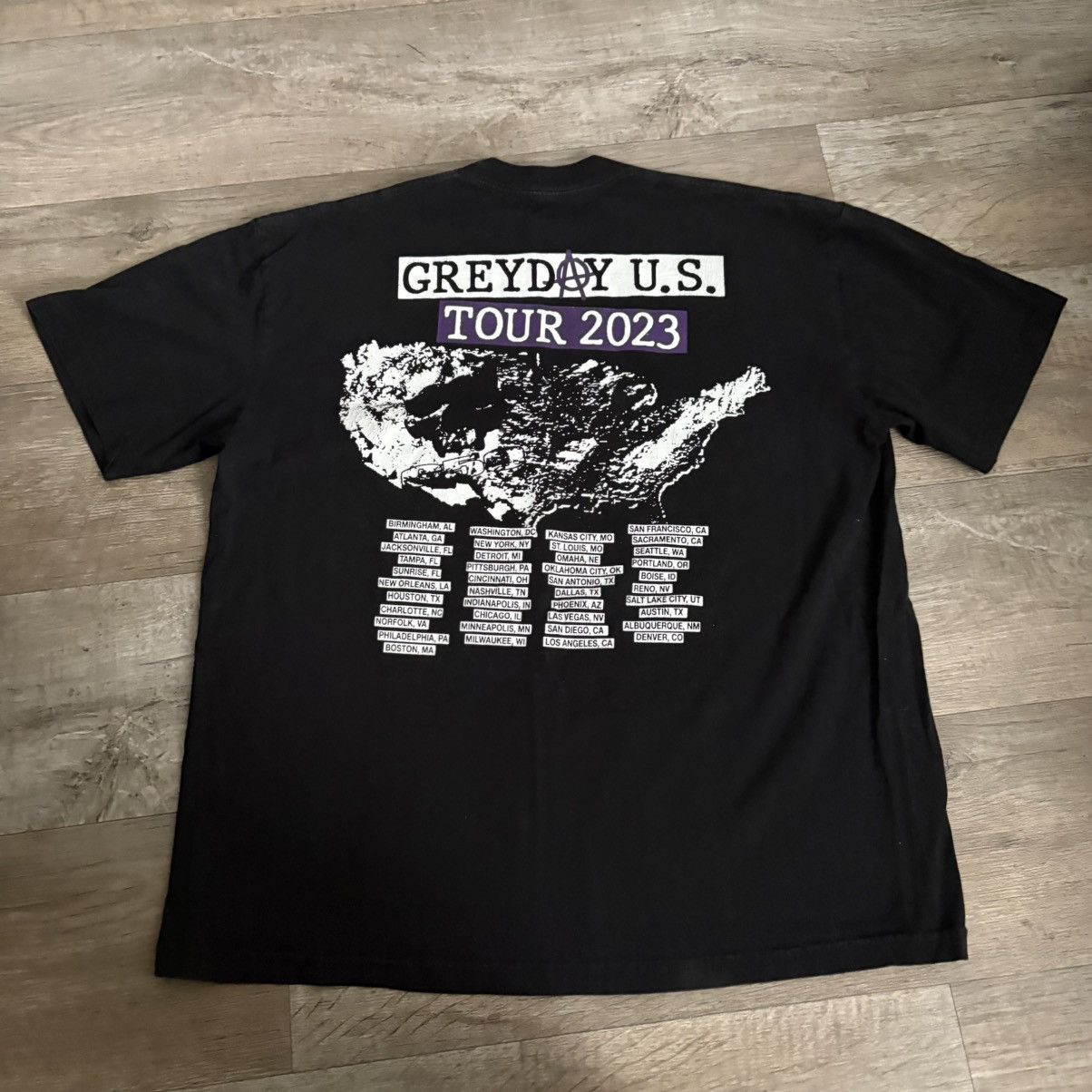 G59 Records G59 Greyday 2023 Tour Tee Size US XL / EU 56 / 4 - 5 Thumbnail