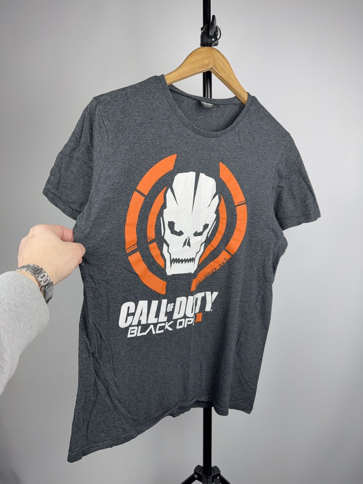Vintage 2016 Call of Duty Black Ops III Game Skull Logo T-Shirt Size US S / EU 44-46 / 1 - 2 Thumbnail