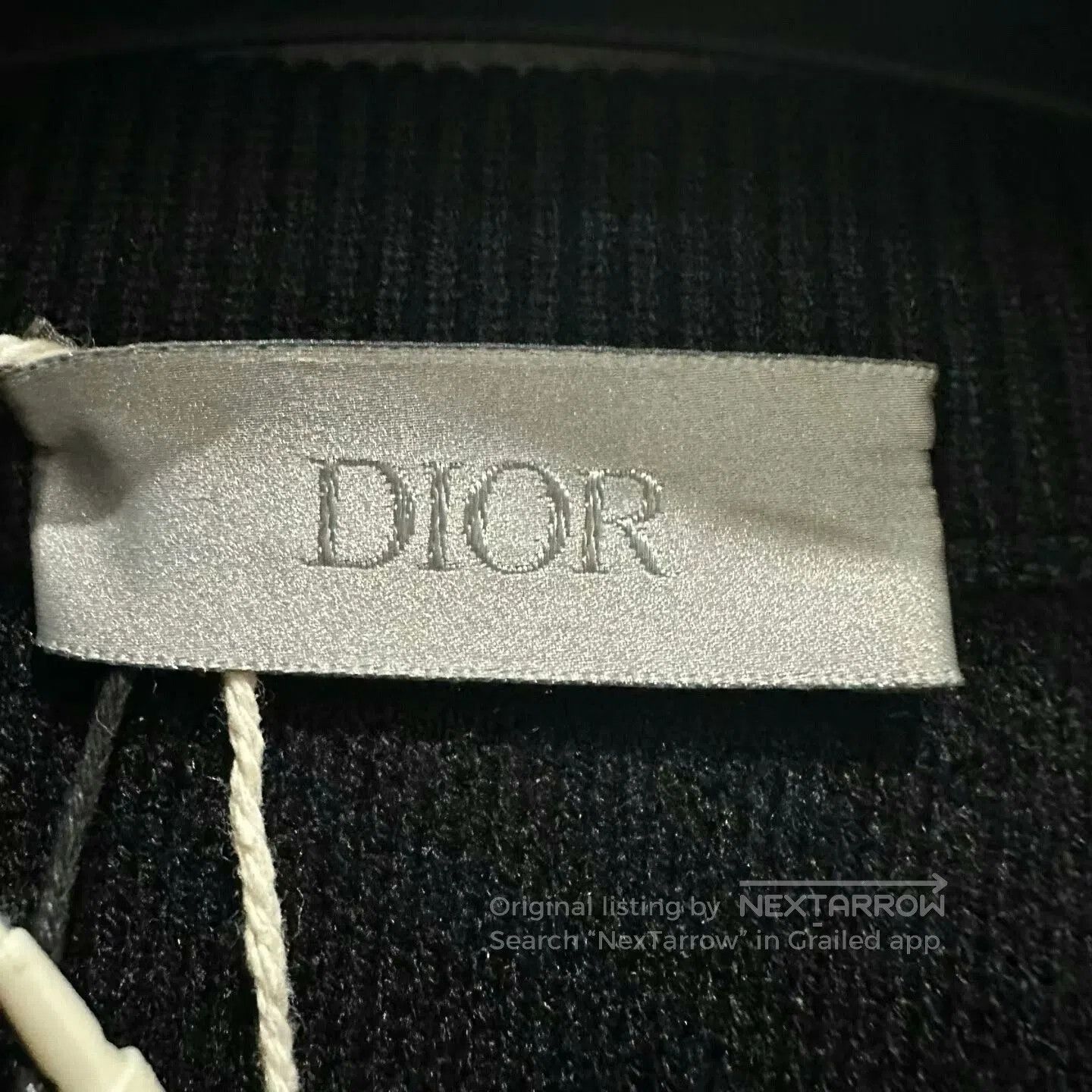 Dior dior slogan print knitted sweater in size m. Size US M / EU 48-50 / 2 - 2 Thumbnail