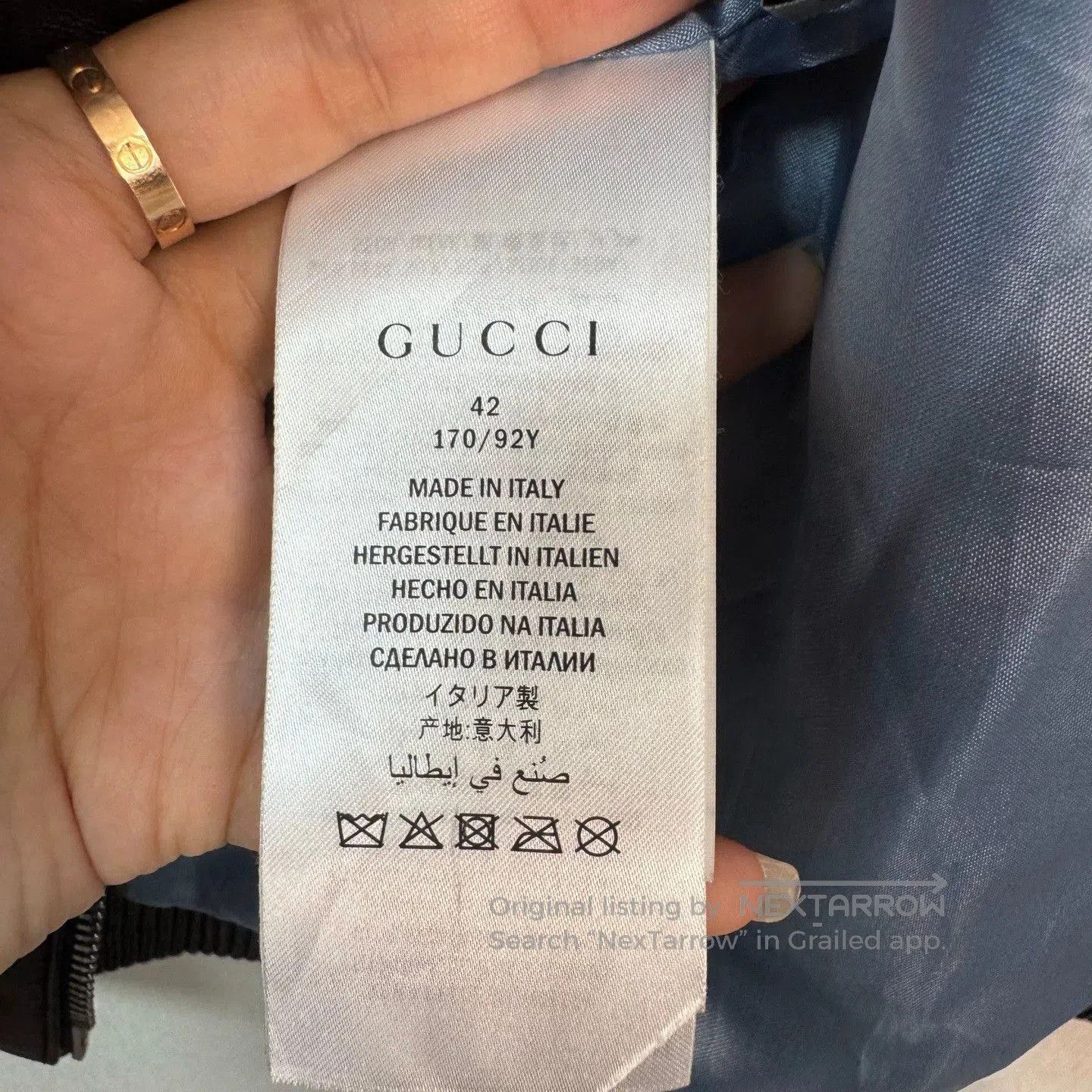 Gucci gucci classic sequin leather jacket size 42. Size US XS / EU 42 / 0 - 4 Thumbnail