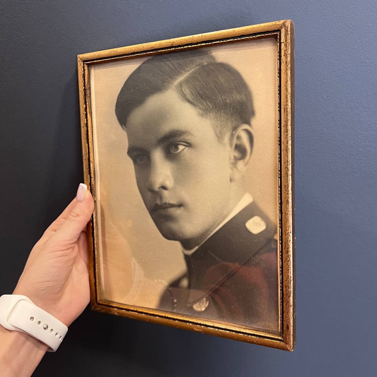 Vintage 1940's Vintage Portrait Photo Soldier Hungary WWII Size ONE SIZE - 1 Thumbnail