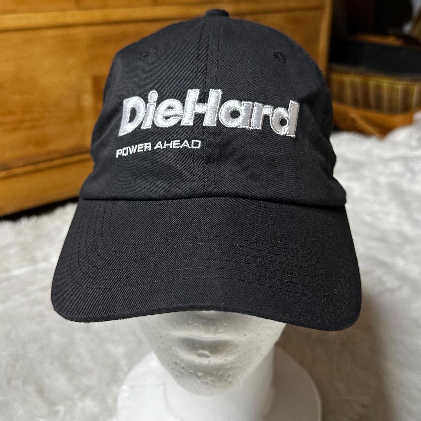 Designer DieHard Black Baseball Cap Adjustable Unisex Automotive OS Size ONE SIZE - 2 Thumbnail