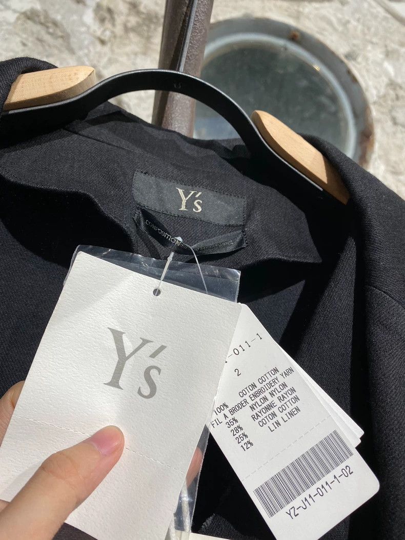 Yohji Yamamoto Yohji Yamamoto Y's irregularly ripped fringe suit-2505 Size US M / EU 48-50 / 2 - 8 Thumbnail