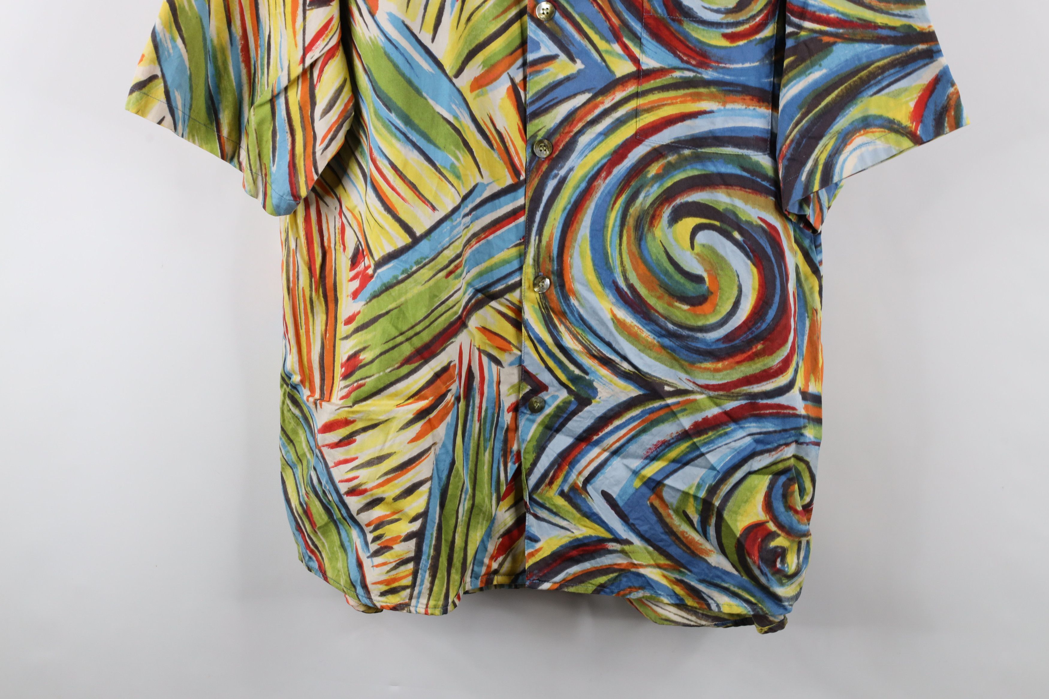Vintage Vintage 90s Jams World Surf Line Collared Button Shirt USA Size US XL / EU 56 / 4 - 3 Thumbnail