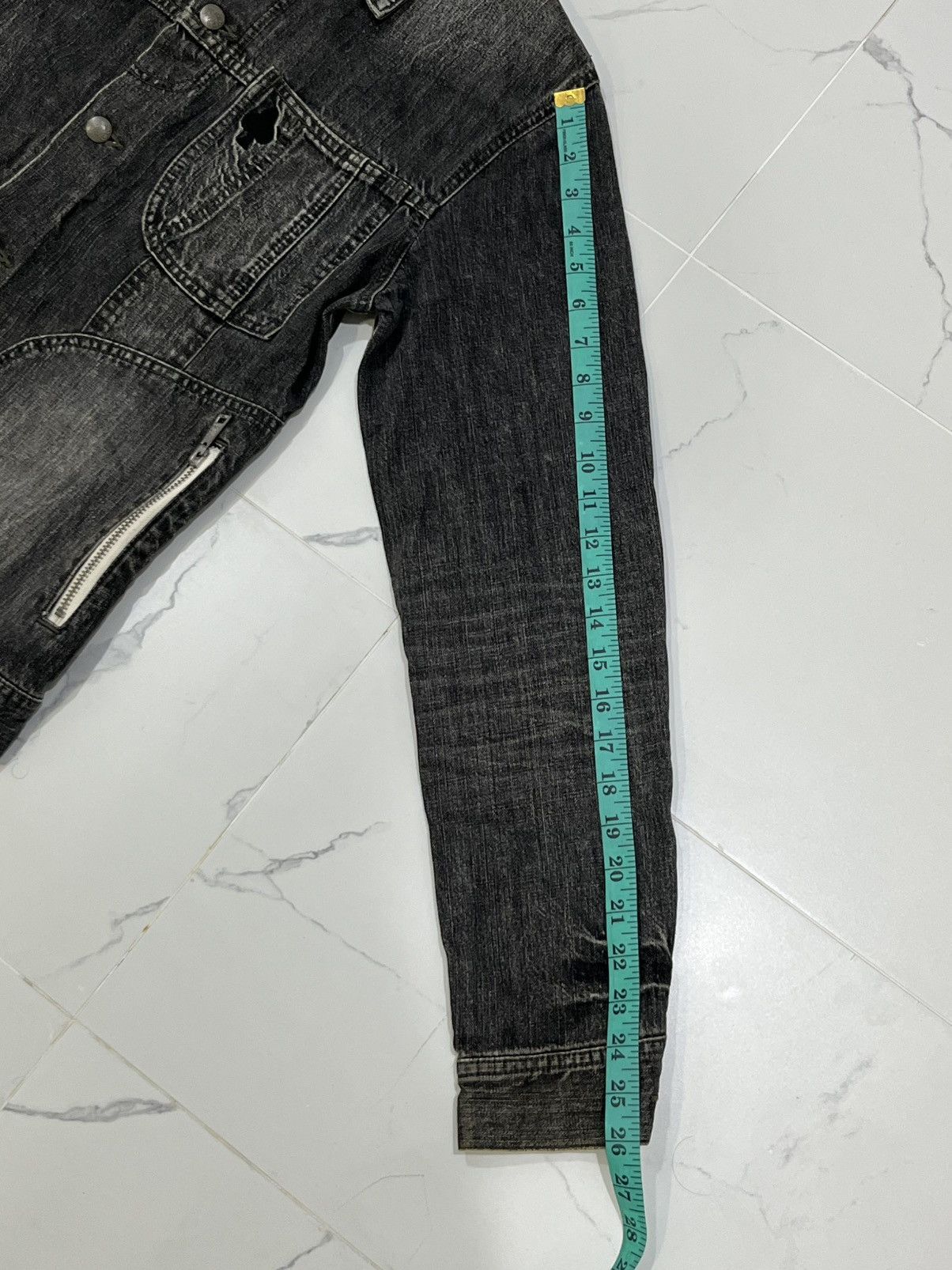 R.Newbold R.Newbold Ace Cafe London collaboration black denim jacket Size US L / EU 52-54 / 3 - 21 Thumbnail