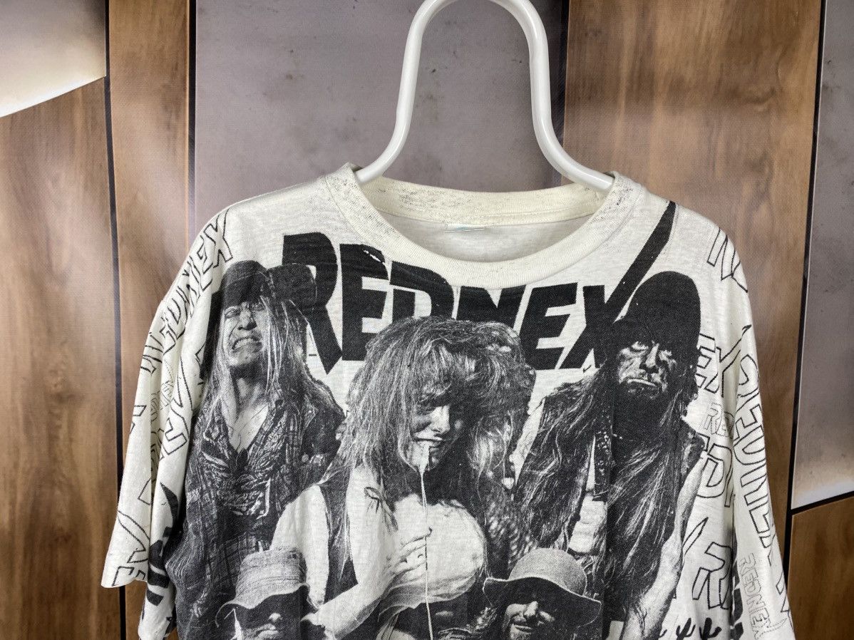 Band Tees 🎸Vintage 90s T-Shirt Rednex Overprint VTG Eye Pop Tee🎸 Size US XXL / EU 58 / 5 - 7 Thumbnail