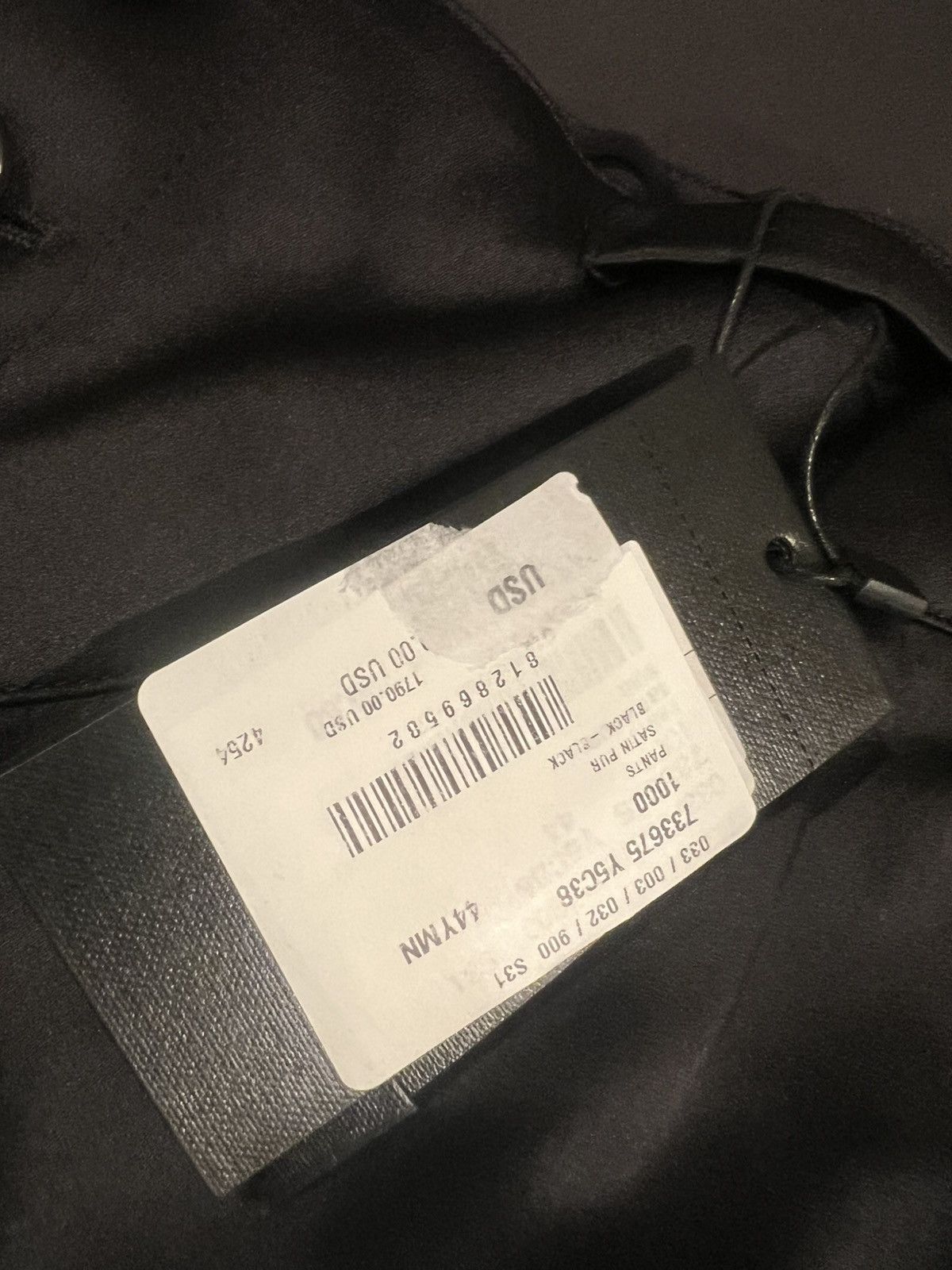 Saint Laurent Paris Saint Laurent men’s silk blend joggers. 44/28/XS. $1350 Size US 28 / EU 44 - 9 Thumbnail