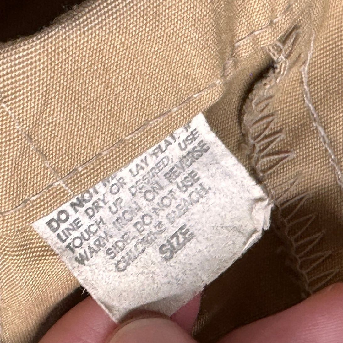 Vintage Vintage 80s Bomber Work Lightweight Jacket Large Khaki Zip Size US L / EU 52-54 / 3 - 11 Thumbnail