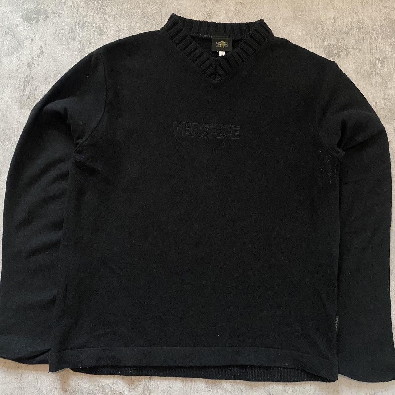Versace Black Versace crewneck sweater #luxuryknitwear Size US L / EU 52-54 / 3 - 1 Thumbnail