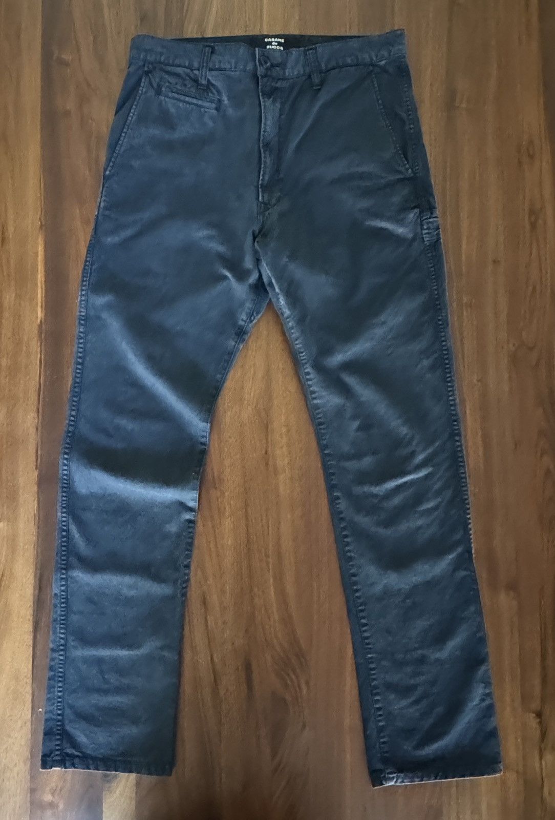 CABANE de ZUCCa Cabane de Zucca Twill Black Pants Size US 32 / EU 48 - 2 Thumbnail