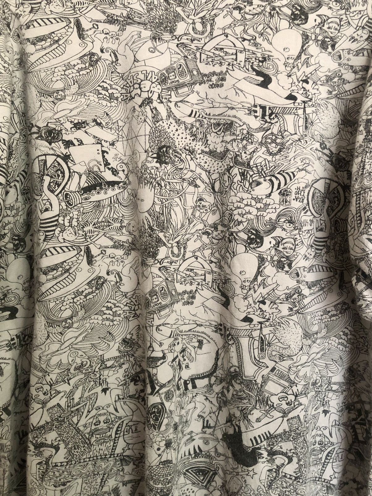 Issey Miyake × Tsumori Chisato Tsumori Chisato Archive ‘Hail Satan’ Babydoll Tee Size S / US 4 / IT 40 - 3 Thumbnail
