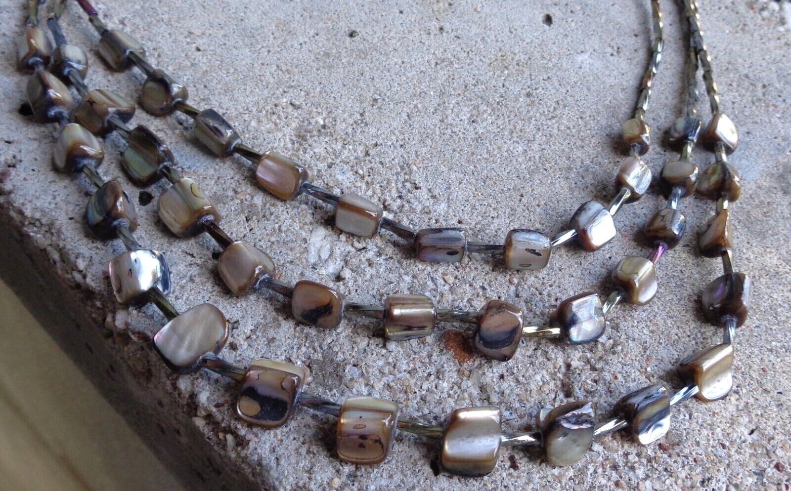 Other MOP Mother Of Pearl Shell Nugget Bead Layered Necklace Size ONE SIZE - 5 Thumbnail