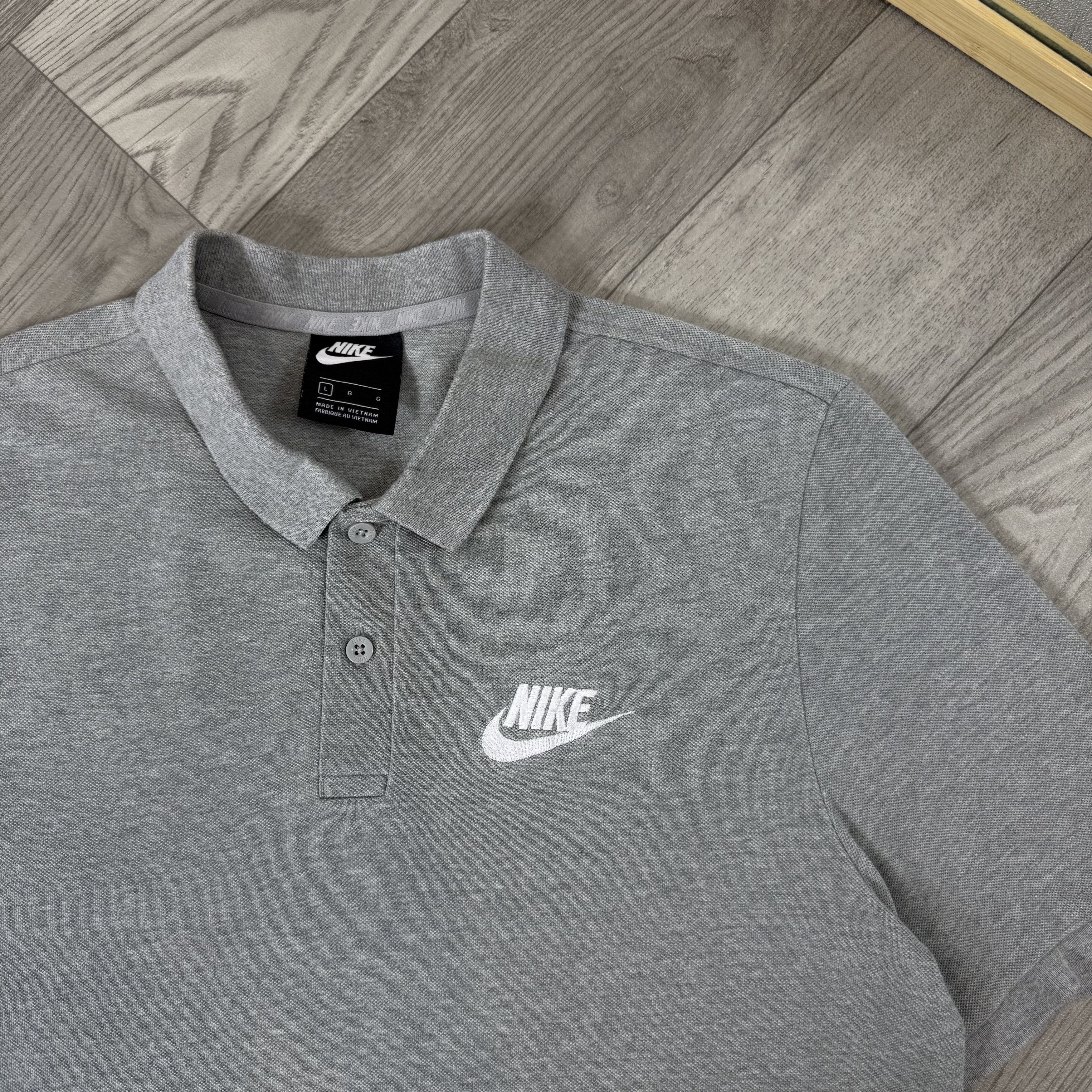 Nike Nike NSW Grey Polo Tee Shirt L Size US L / EU 52-54 / 3 - 2 Thumbnail