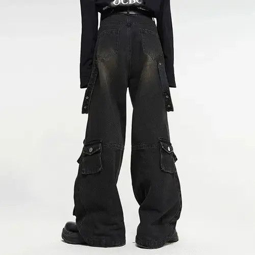 Jean Multi Pocket Wide Leg Jean Size US 32 / EU 48 - 2 Thumbnail