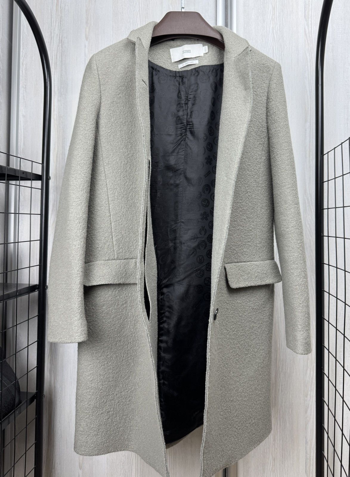 CLOSED Closed Pure Pori Italian Fabric Wool grey coat size M Size M / US 6-8 / IT 42-44 - 9 Thumbnail