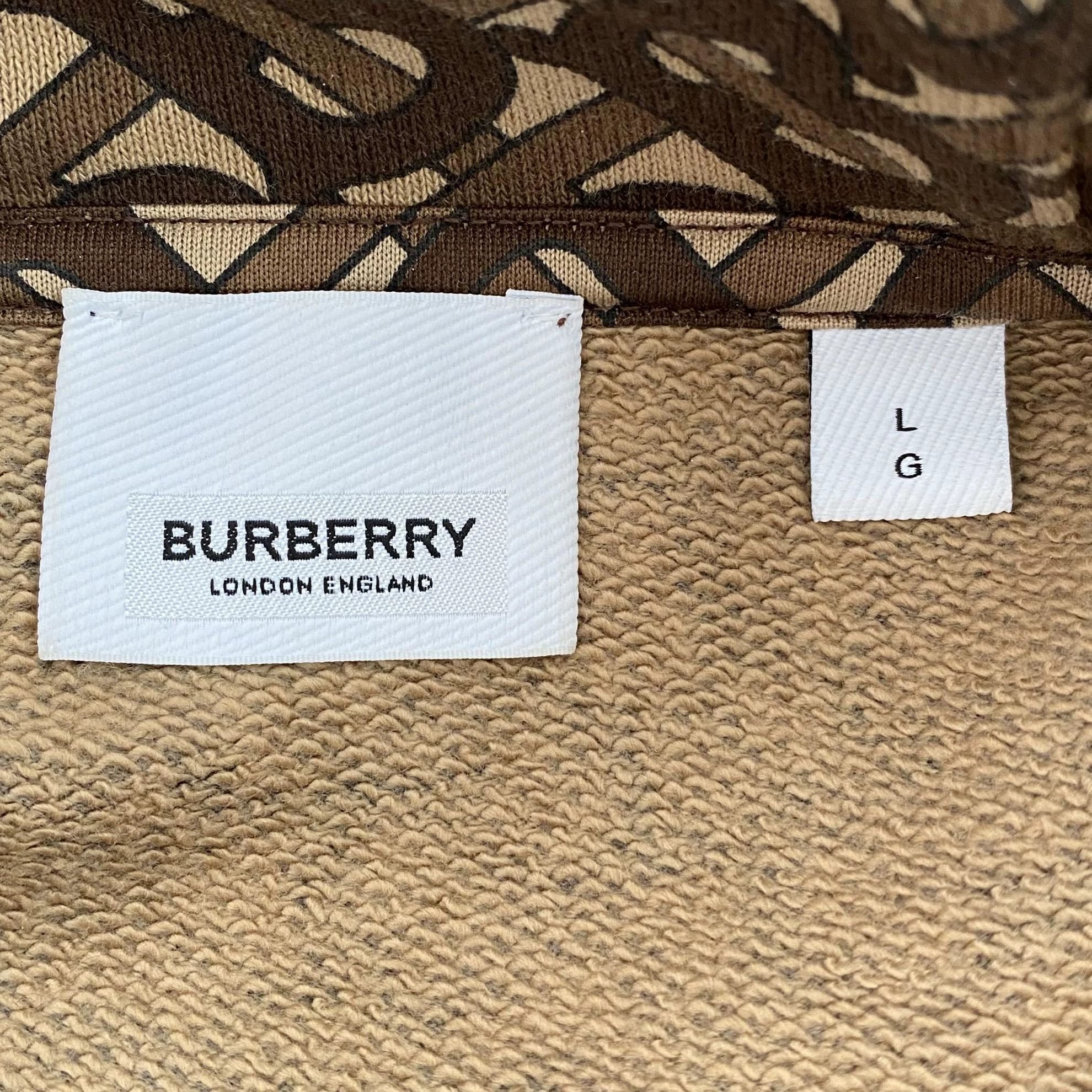 Burberry Burberry full logo hoodie L 7154 Size L / US 10 / IT 46 - 7 Thumbnail