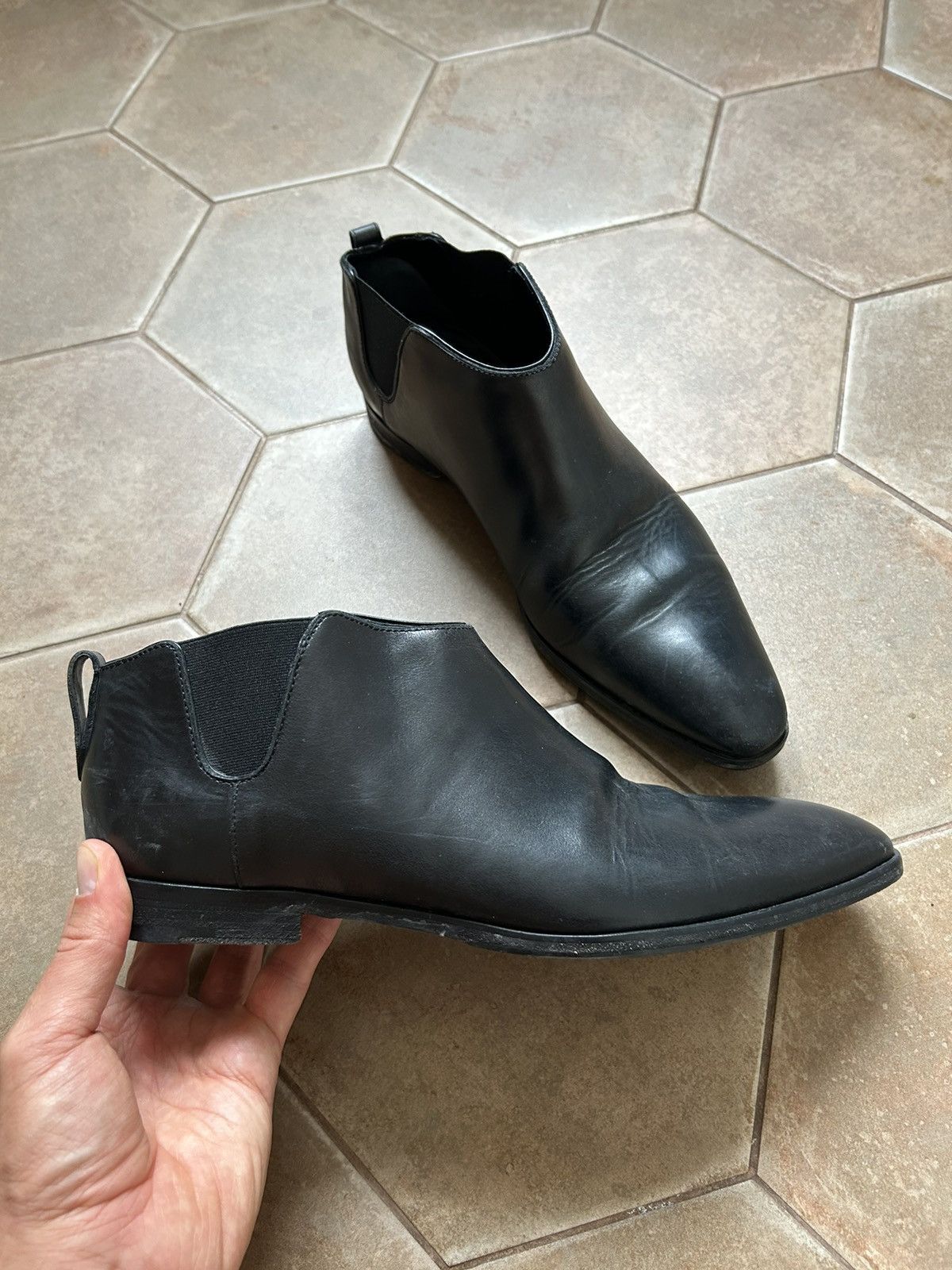 Ermenegildo Zegna × Z Zegna Z Zegna Ermenegildo Genuine Leather Chelsey Boots Size US 9 / EU 42 - 5 Thumbnail