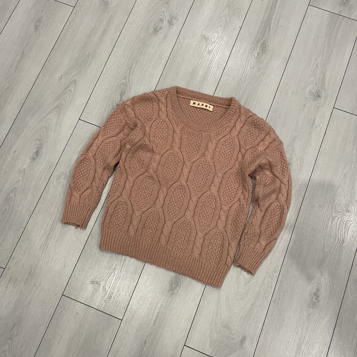 If Six Was Nine Oversized Marni sweater knitted baggy tundra old Cardigan Size S / US 4 / IT 40 - 1 Thumbnail