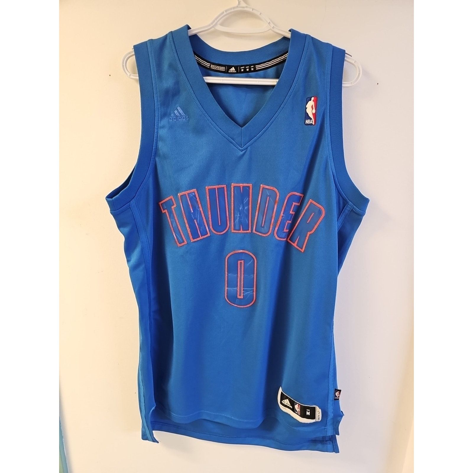 Adidas Russell Westbrook 2012 Christmas Jersey Men M OKC Thunder Size US M / EU 48-50 / 2 - 1 Thumbnail