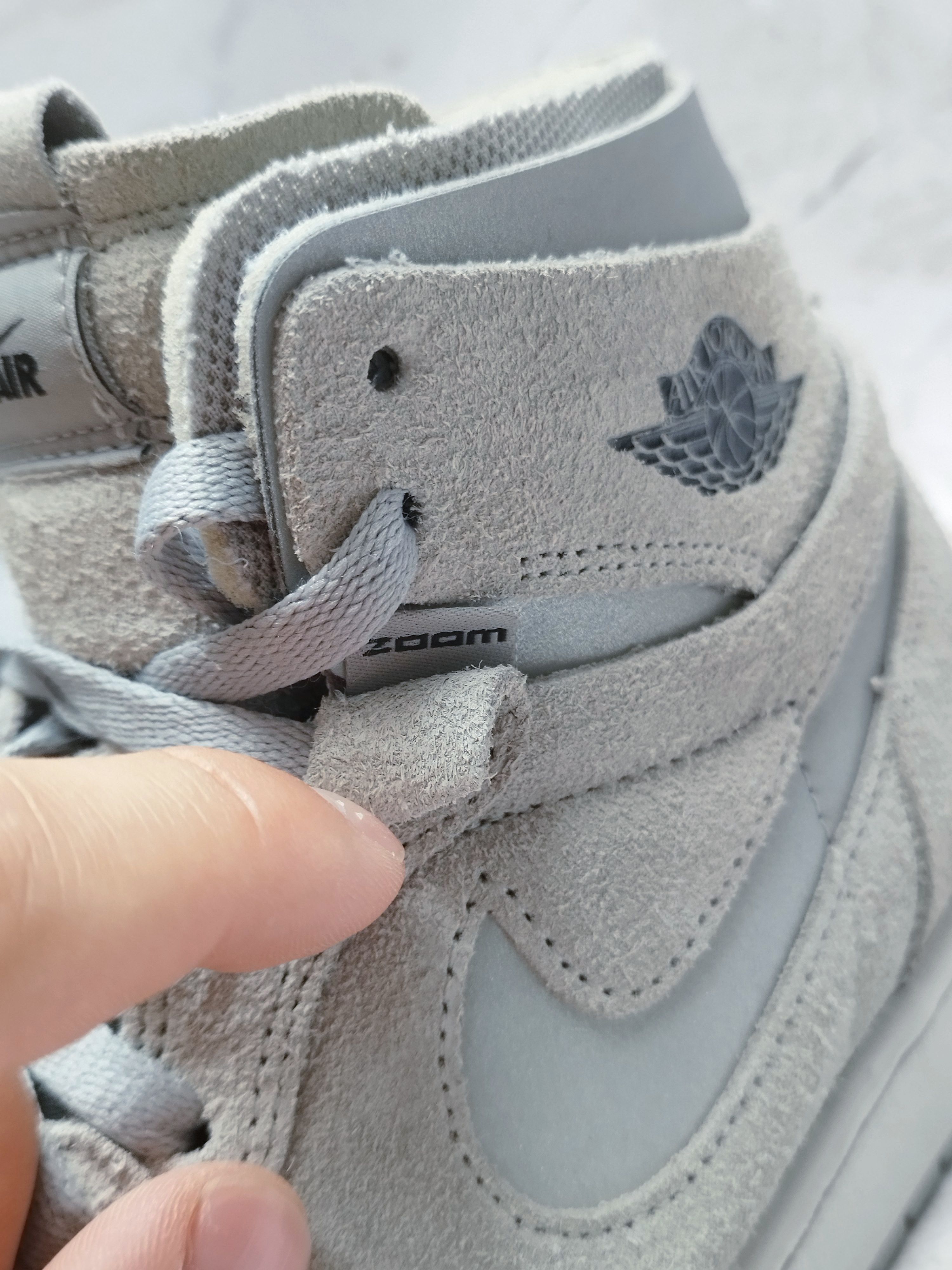 Jordan Brand Nike Jordan 1 Mid Zoom CMFT Grey Fog OG Size US 8.5 / EU 41-42 - 10 Thumbnail