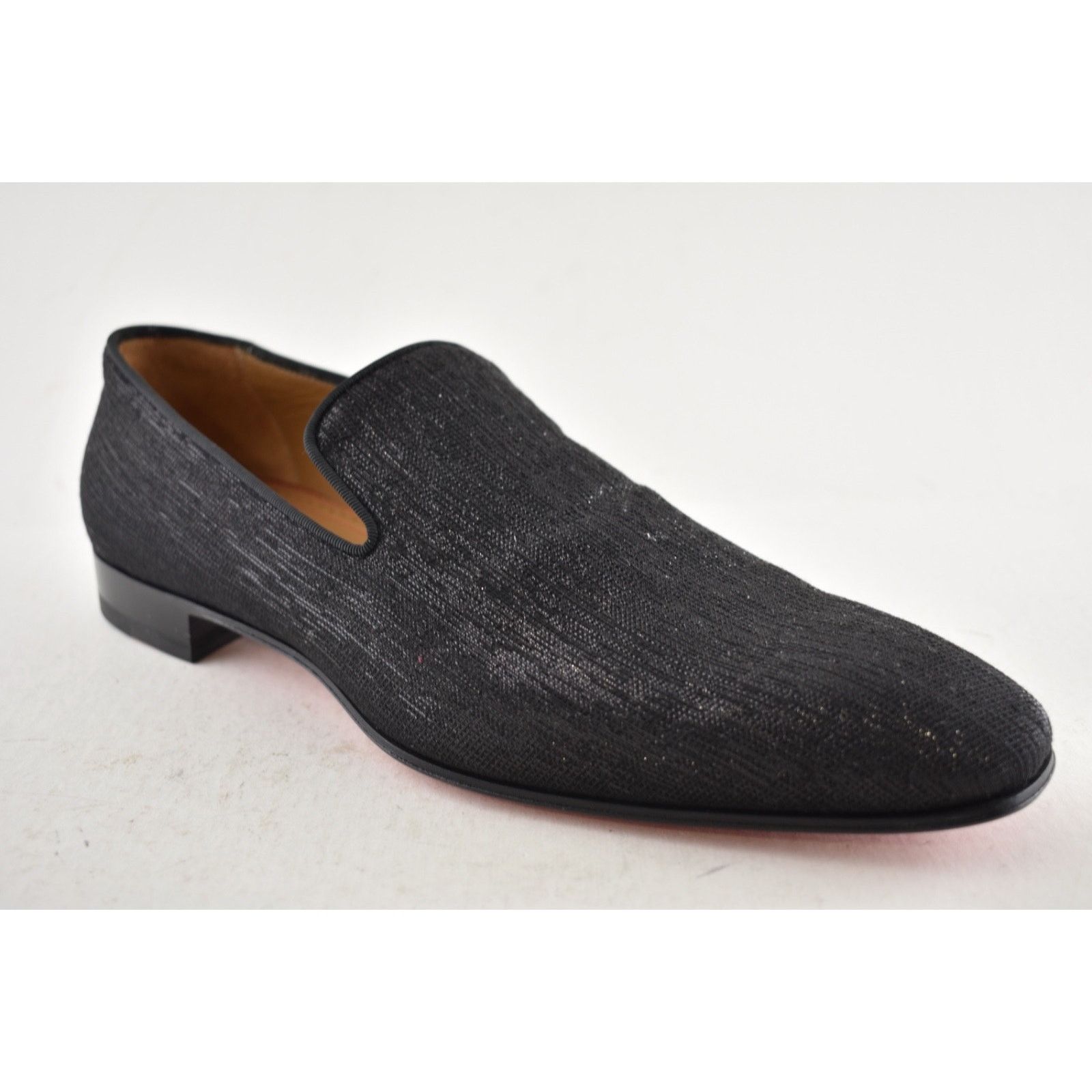 Christian Louboutin Christian Louboutin Black Shantung Diams Dress Loafer 43 10 Size US 10 / EU 43 - 5 Thumbnail