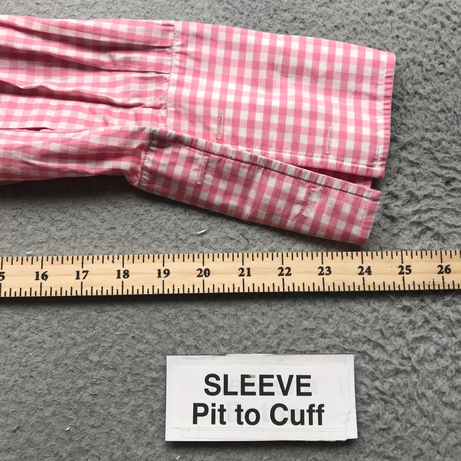 Other Harvie & Hudson Dress Button Shirt Men Large Gingham Pink Size US L / EU 52-54 / 3 - 9 Thumbnail