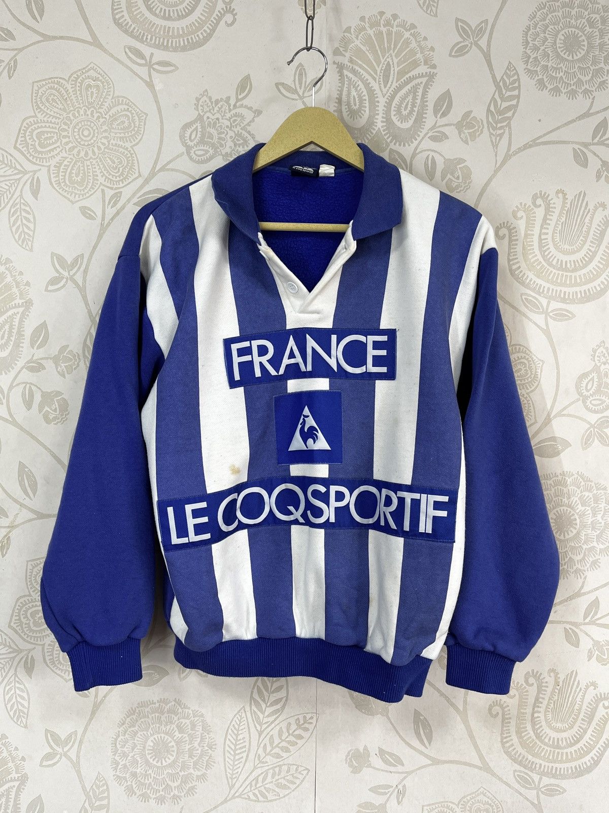 Le Coq Sportif × Vintage Vintage 1990s France Le Coq Sportif Sweater Jersey Size US M / EU 48-50 / 2 - 3 Thumbnail