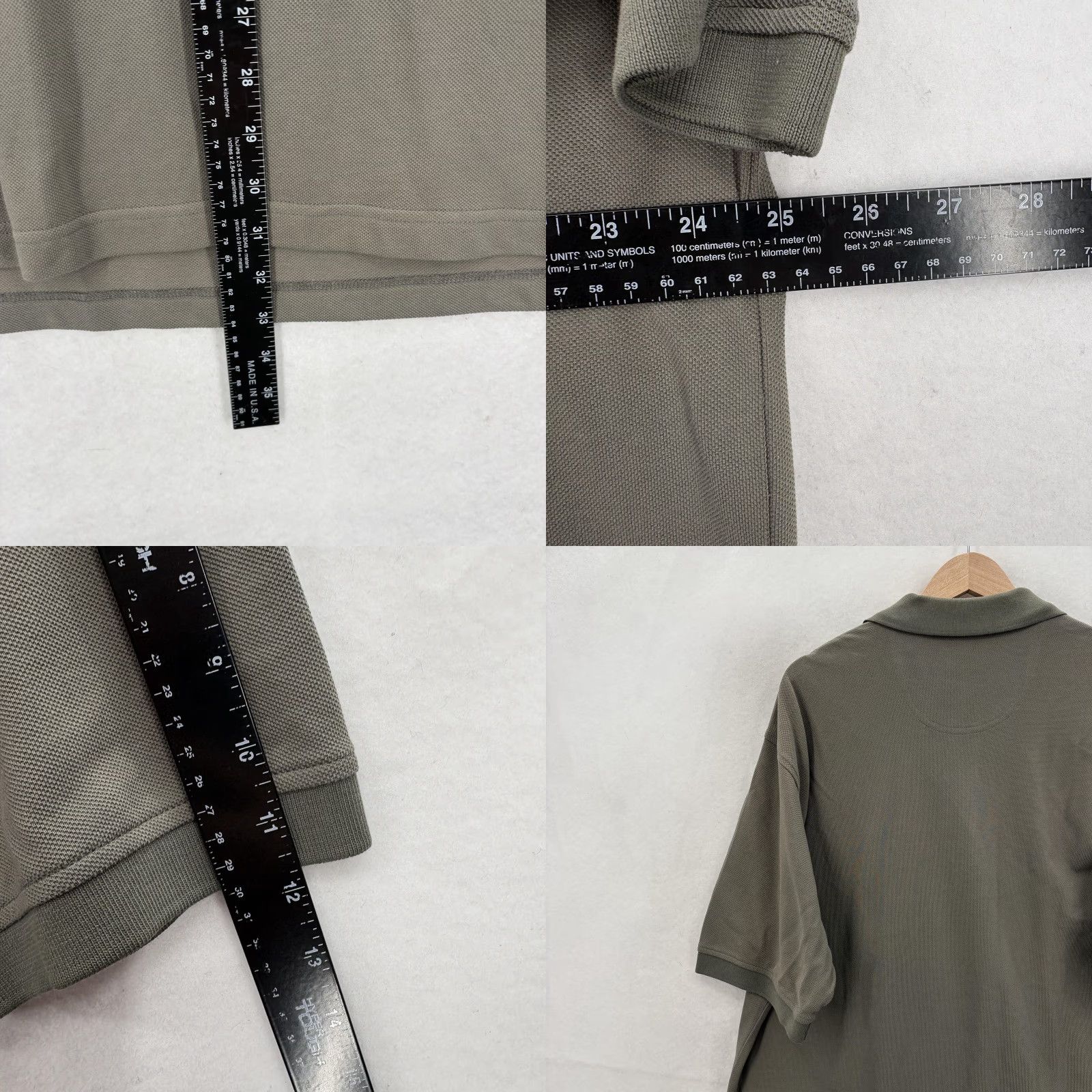 Izod VINTAGE IZOD Silk Wash Polo Shirt Mens XL Green Short Sleeve Solid Cotton Casual NWT Size US XL / EU 56 / 4 - 8 Thumbnail