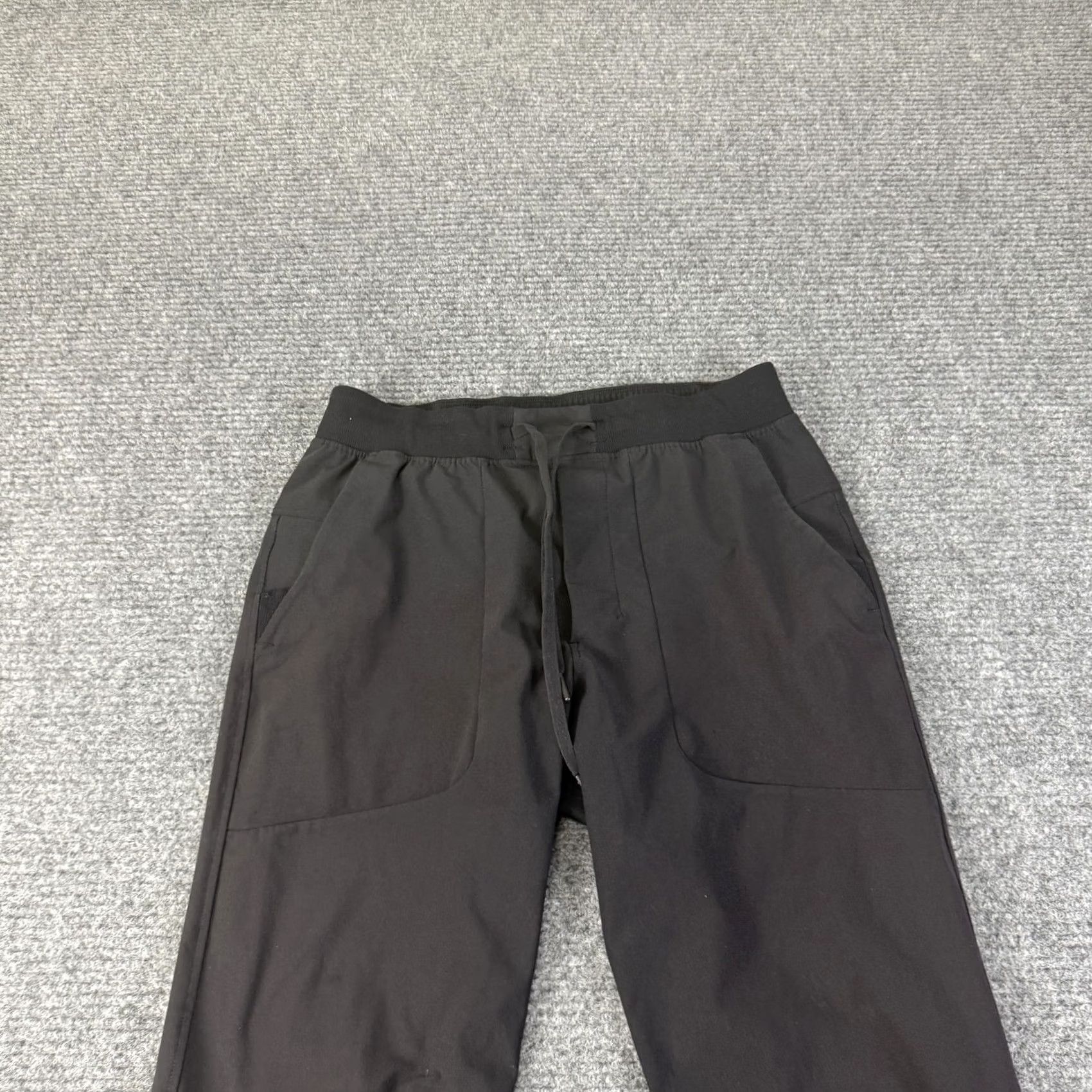 Lululemon Lululemon Jogger Pants Mens M Black Woven Slim Zip Pocket Cuffed Drawstring Pockets Activewear Casual Gym & Training Size US 31 - 2 Thumbnail