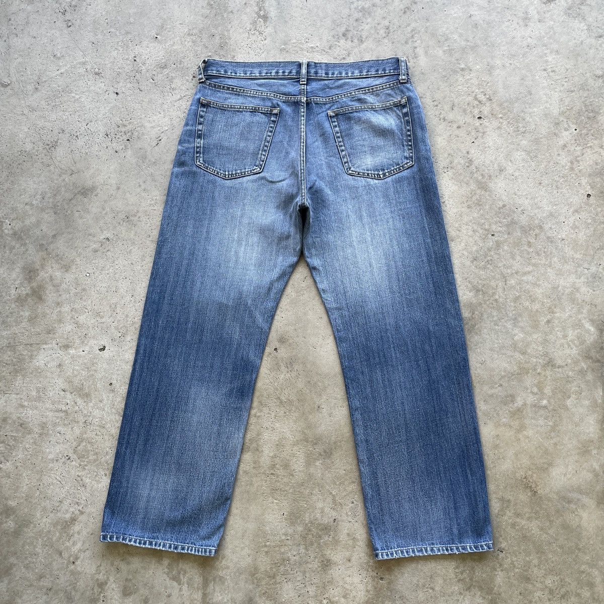 Japanese Brand Vintage Distressed Japanese Faded Jeans Pants Denim W34 Size US 34 / EU 50 - 10 Thumbnail
