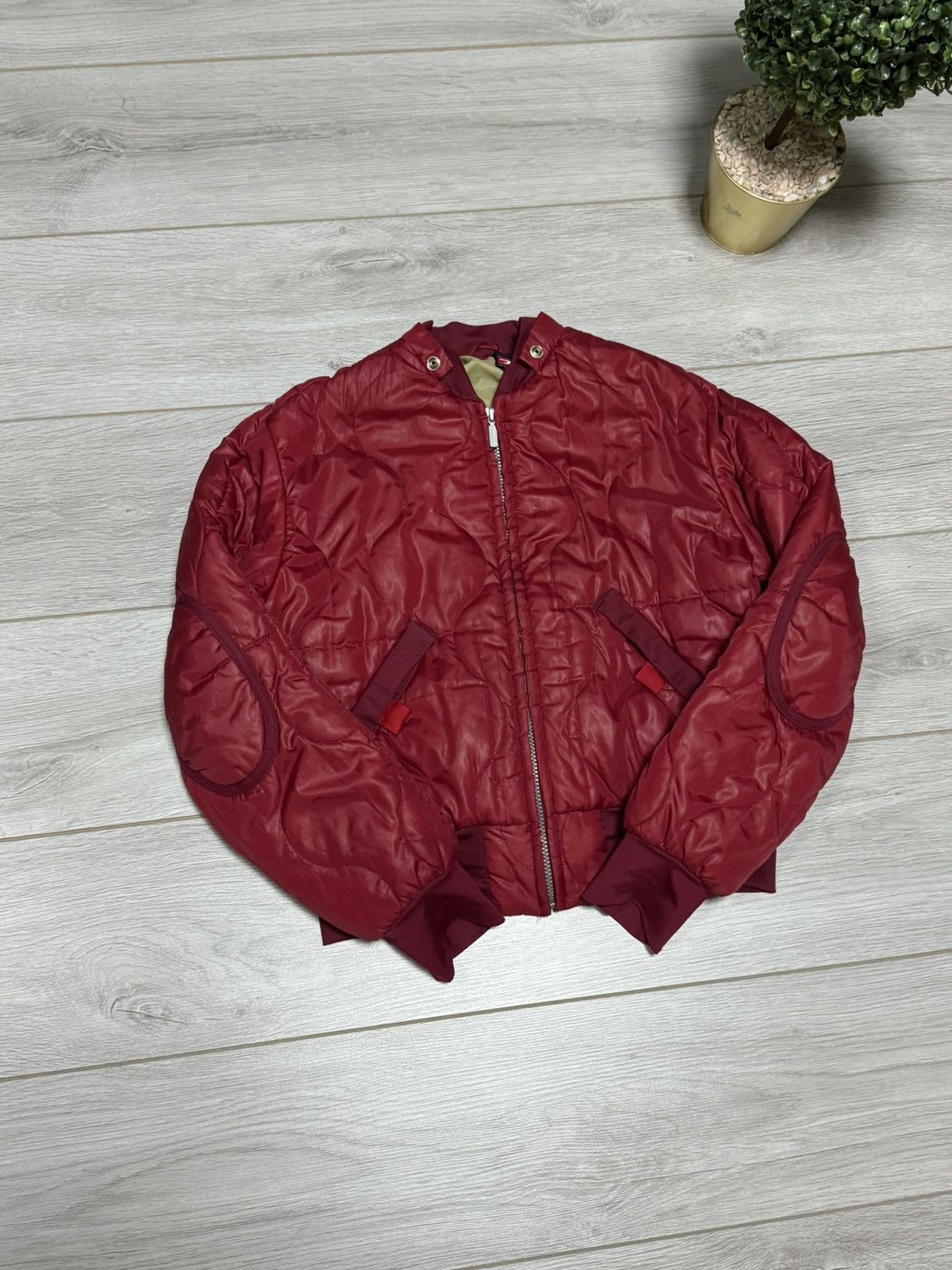 Diesel Diesel vintage quilted RARE bomber jacket avantgarde Size L / US 10 / IT 46 - 3 Thumbnail