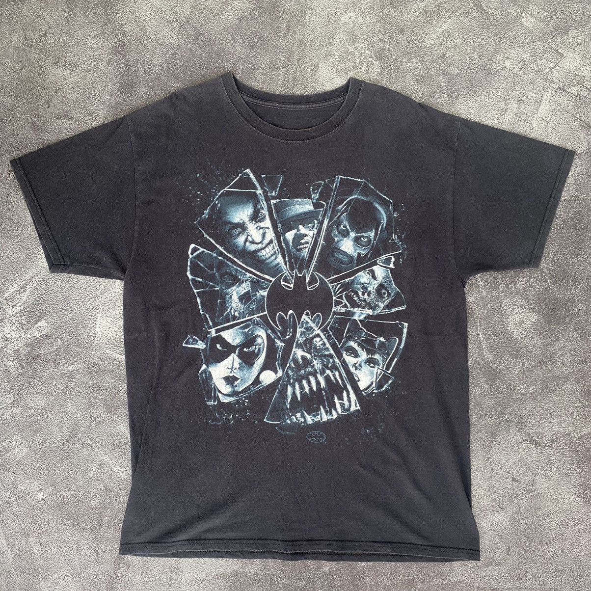 Vintage Y2K Batman villains Movie T shirt