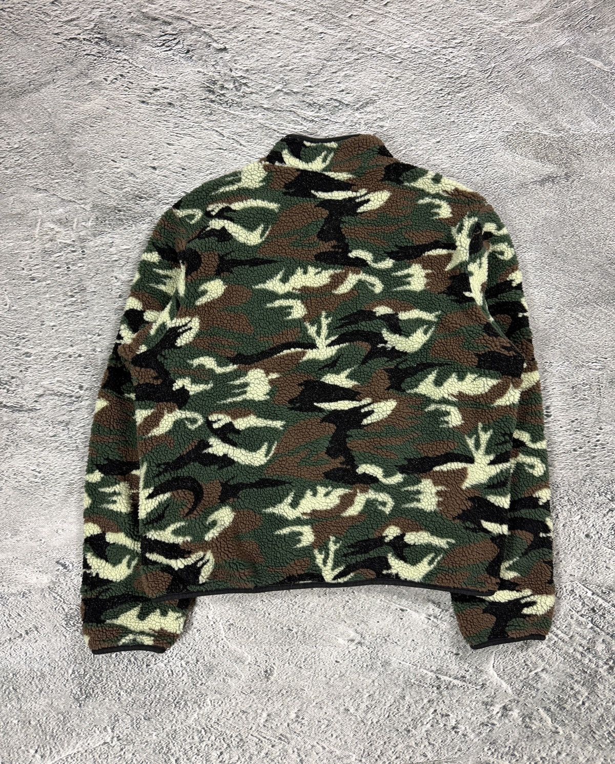 Evisu Evisu fleece sweatshirt camo green khaki cargo zip Size US M / EU 48-50 / 2 - 6 Thumbnail