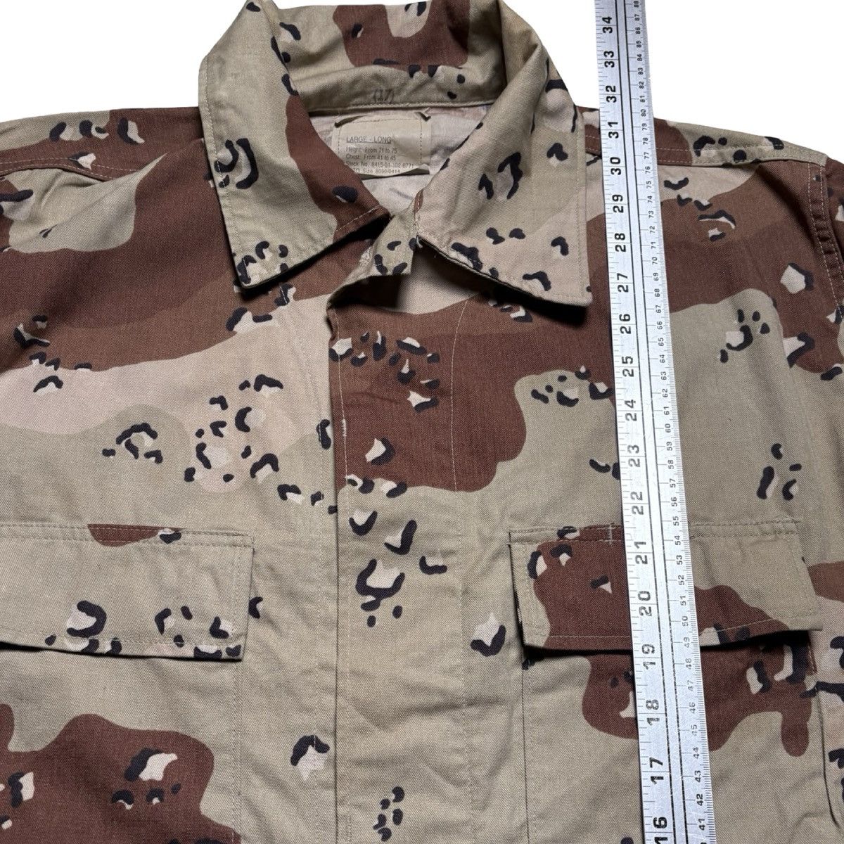 Other Military Desert Camo Coat Size Large Long Chocolate Chip Size US L / EU 52-54 / 3 - 5 Thumbnail