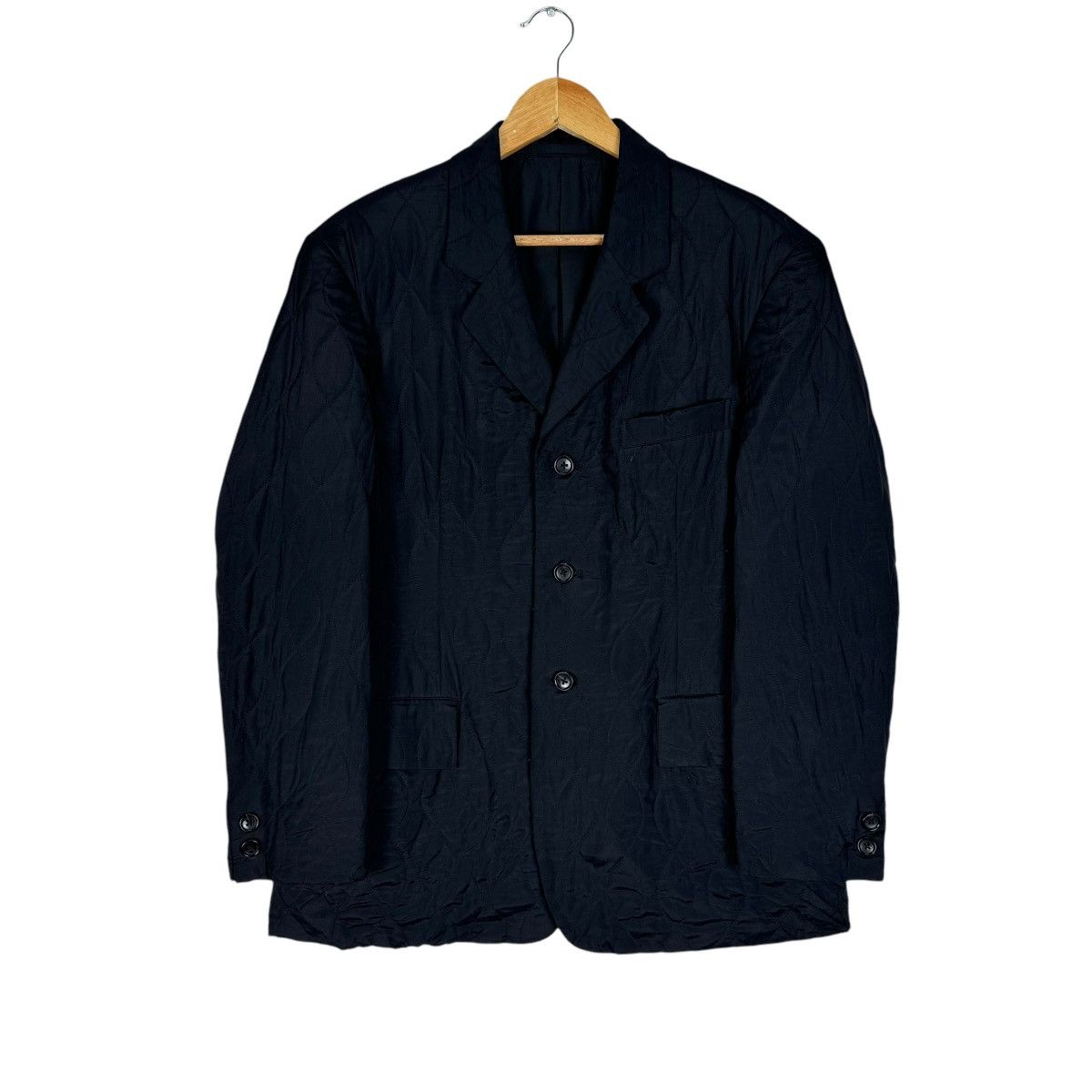 Yohji Yamamoto 🌟Y’S FOR MEN RED LABEL QUILTED BLAZER COAT Size US M / EU 48-50 / 2 - 4 Thumbnail