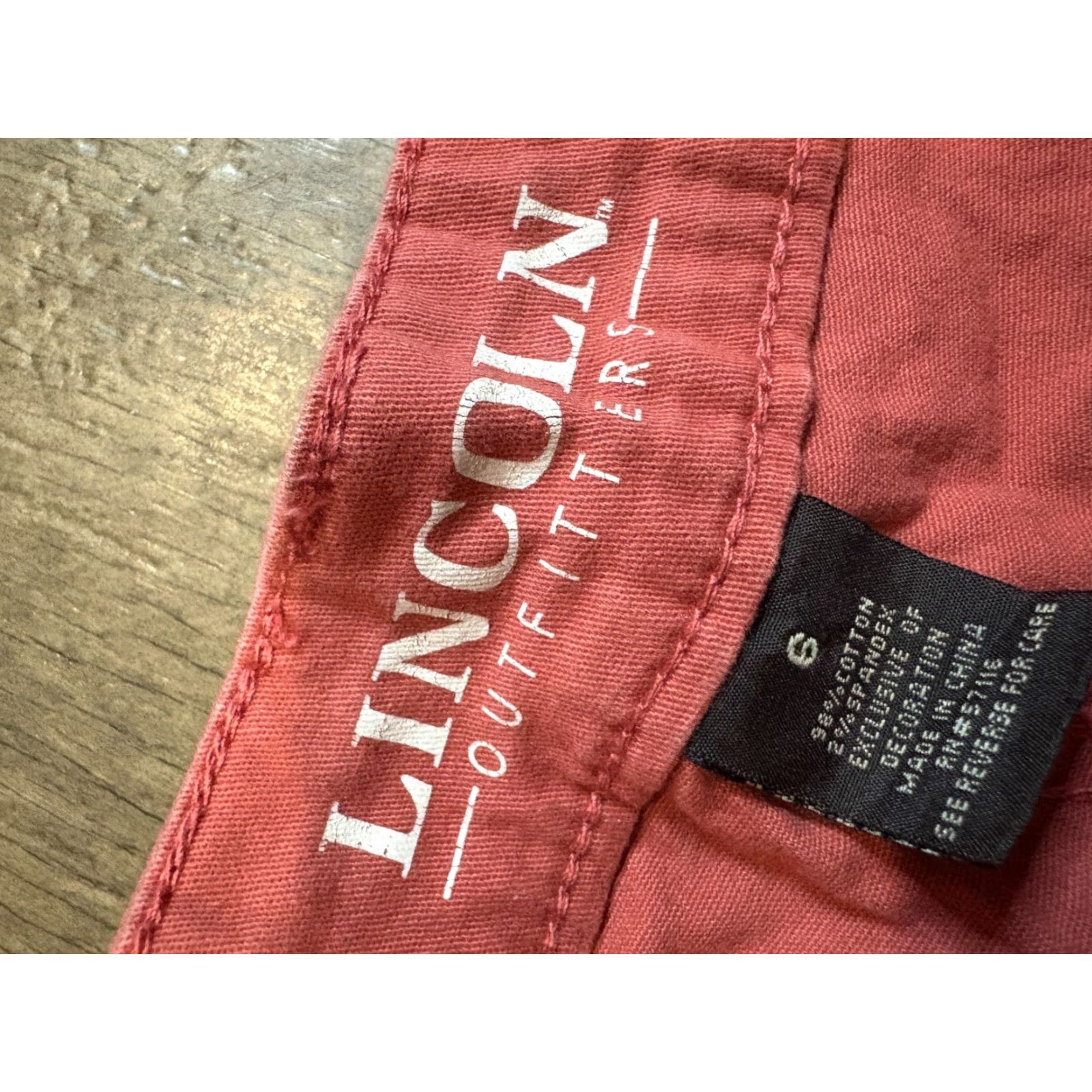Pinko Lincoln Outfitters Shorts Womens Size 6 Coral Pink Cotton Bermuda 5-Pocket Elastic Waist Regular Womens Size 28" / US 6 / IT 42 - 3 Thumbnail