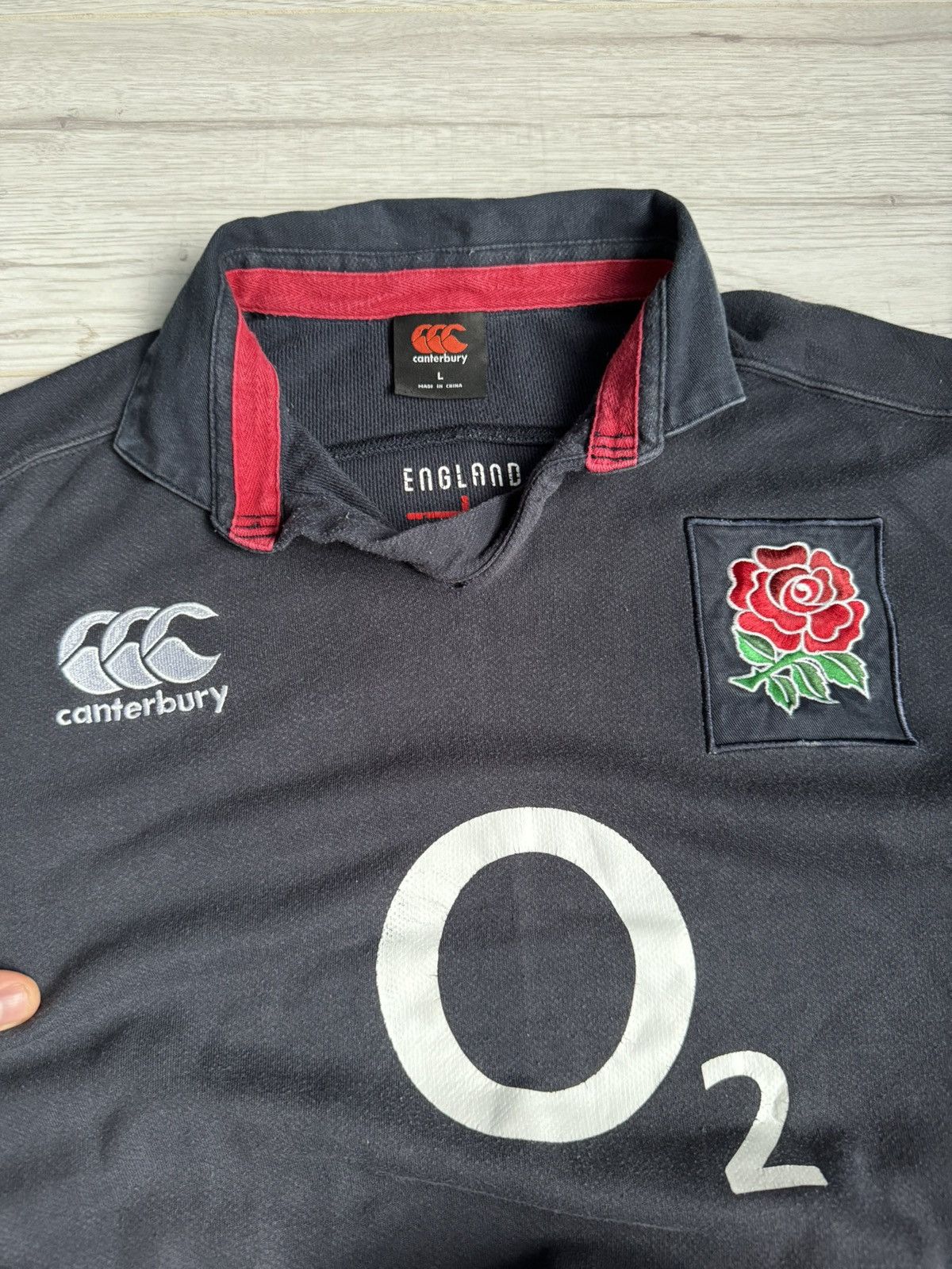 Canterbury of New Zealand × Vintage Canterbury of New Zealand England Rugby Shirt Jersey Size US L / EU 52-54 / 3 - 4 Thumbnail