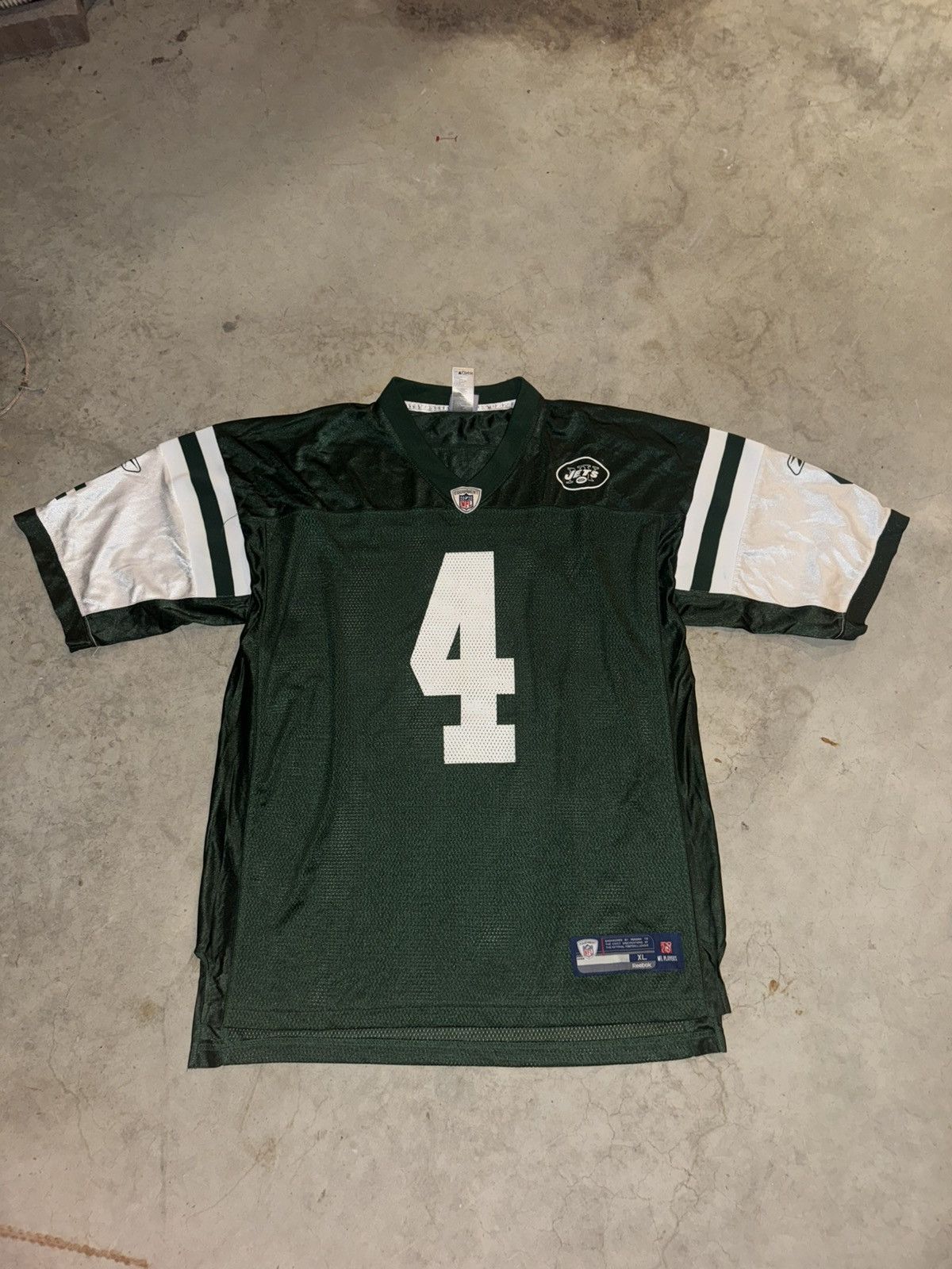 Reebok Vintage 2000s New York Jets Brett Favre Reebok Home Jersey Size US XL / EU 56 / 4 - 2 Thumbnail