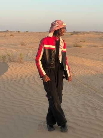 Other Women’s Cropped Biker Jacket | Red & Black Racing Style Size S / US 4 / IT 40 - 13 Thumbnail
