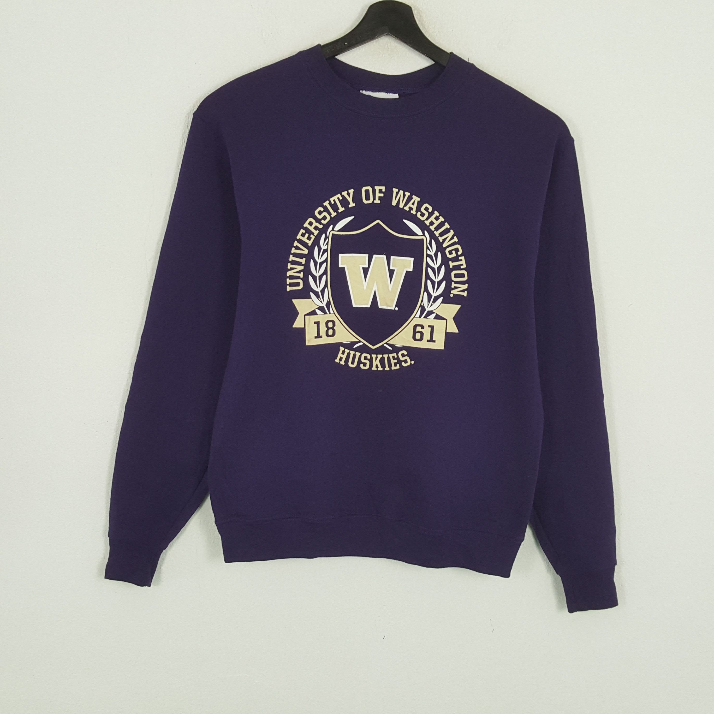 Champion × Vintage UNIVERSITY OF WASHINGTON HUSKIES CHAMPION Sweatshirt Size US M / EU 48-50 / 2 - 1 Thumbnail