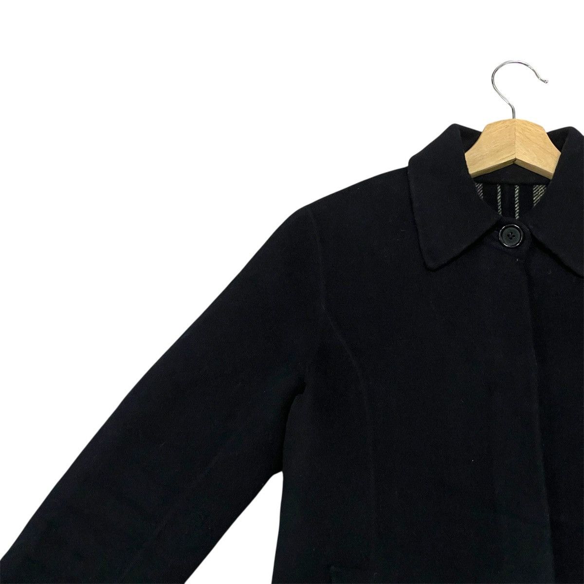 Gucci Vintage Sonia Rykiel Button Up Wool Coat — Parisian Luxury Size S / US 4 / IT 40 - 6 Thumbnail