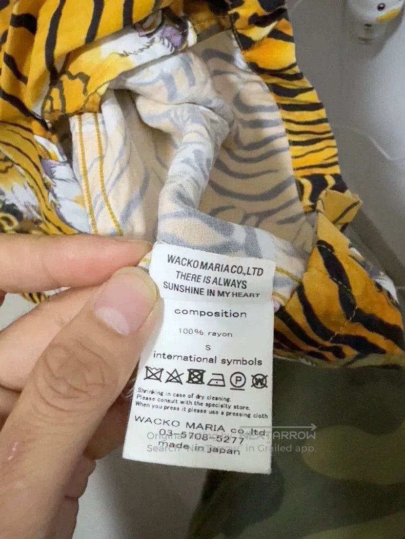 Vintage wakco Maria Tiger Print Short Sleeve Shirt Size US S / EU 44-46 / 1 - 5 Thumbnail